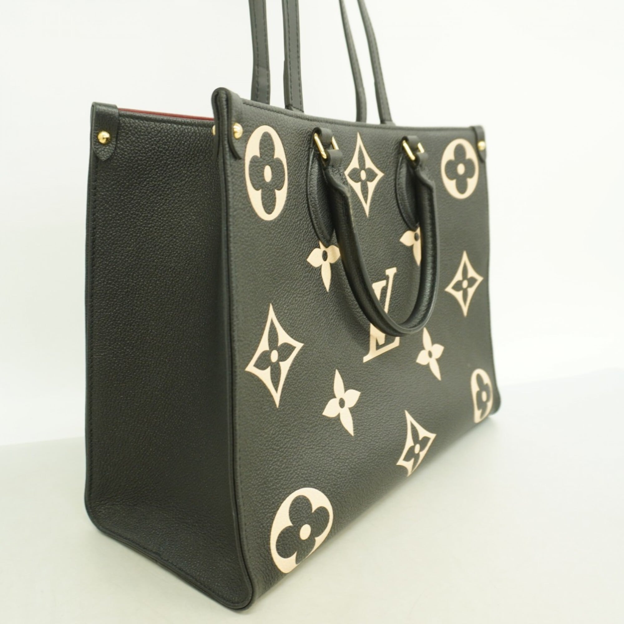 Louis Vuitton Beige Black Tote Bag (Pre-Owned)