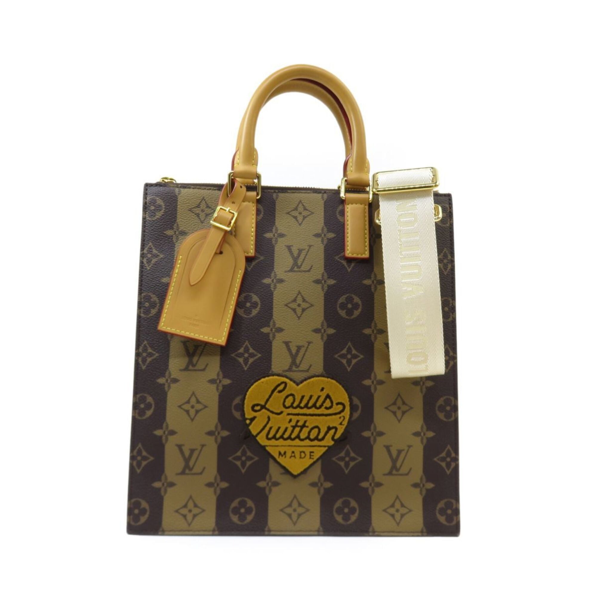 Louis Vuitton Gold Marron Shoulder Bag Tote Bag (Pre-Owned)