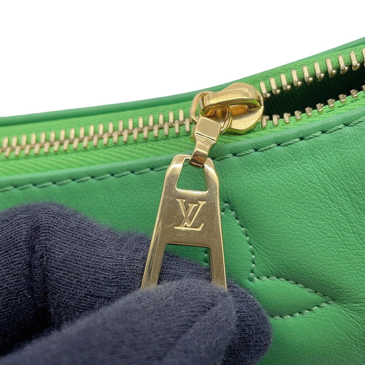 Louis Vuitton Green Monogram Monogram Handbag Shoulder Bag (Pre-Owned)