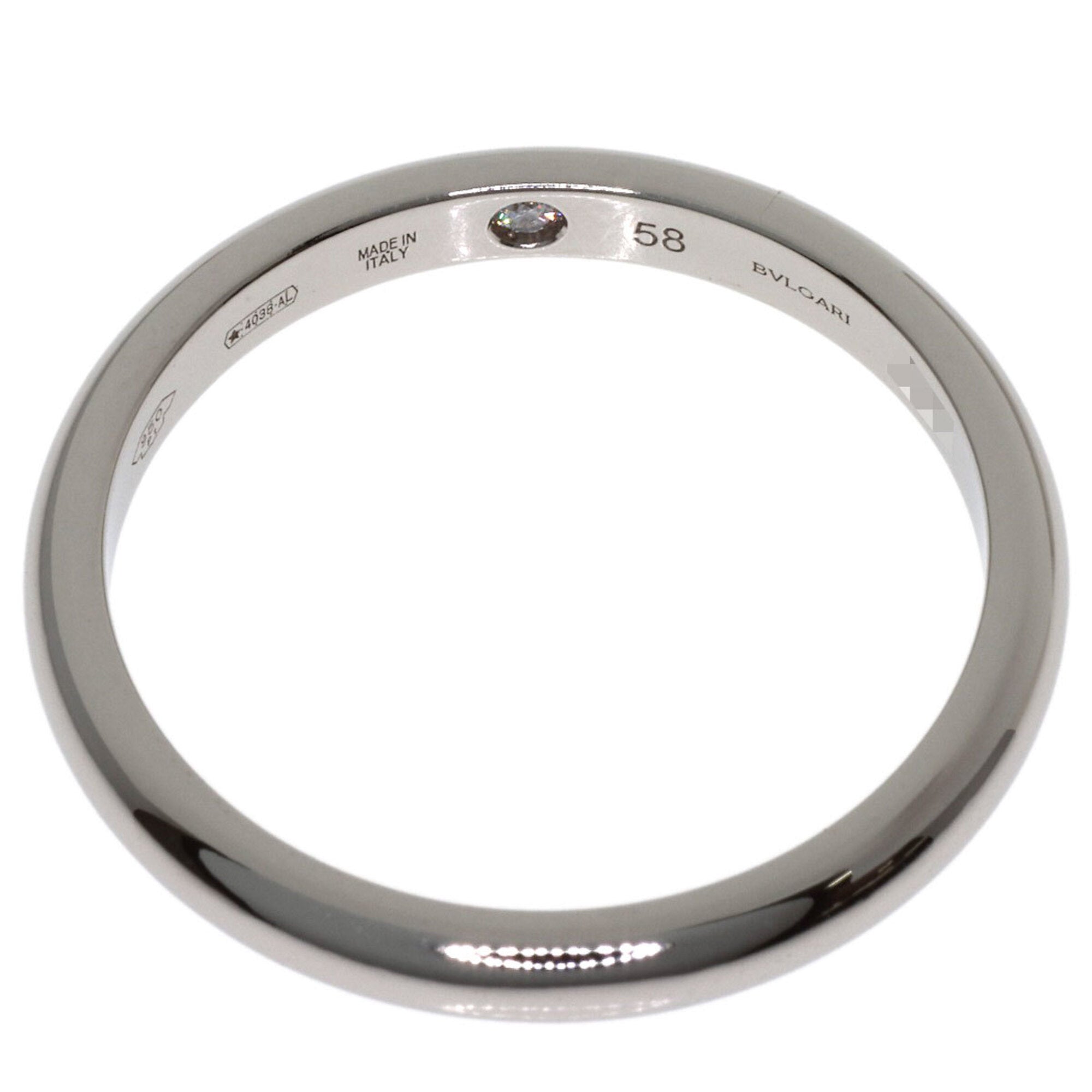 Bvlgari Platinum 950 Band Ring (Pre-Owned)