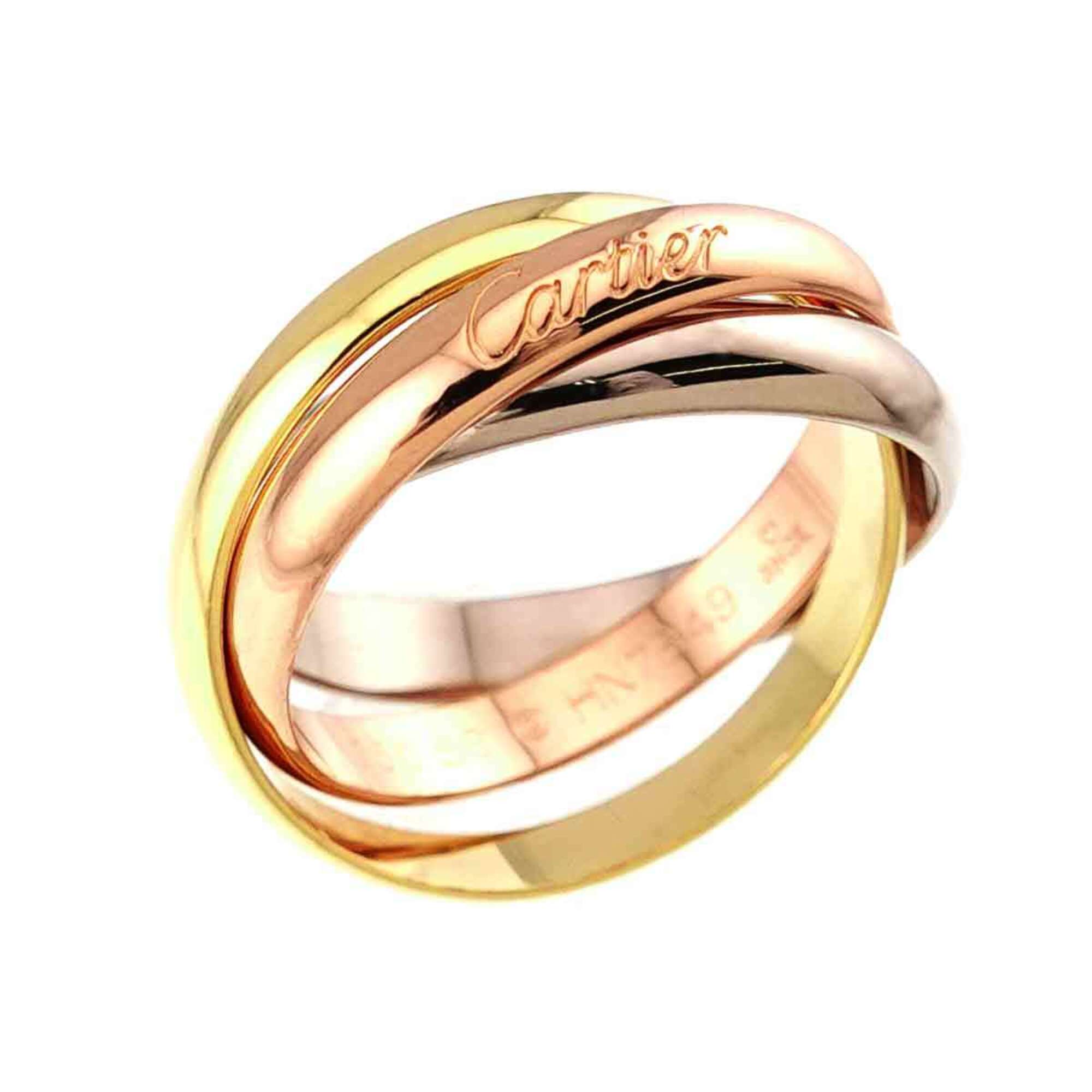 Cartier Yellow Gold (18K) Pink Gold (18K) White Gold (18K) Band Ring (Pre-Owned)