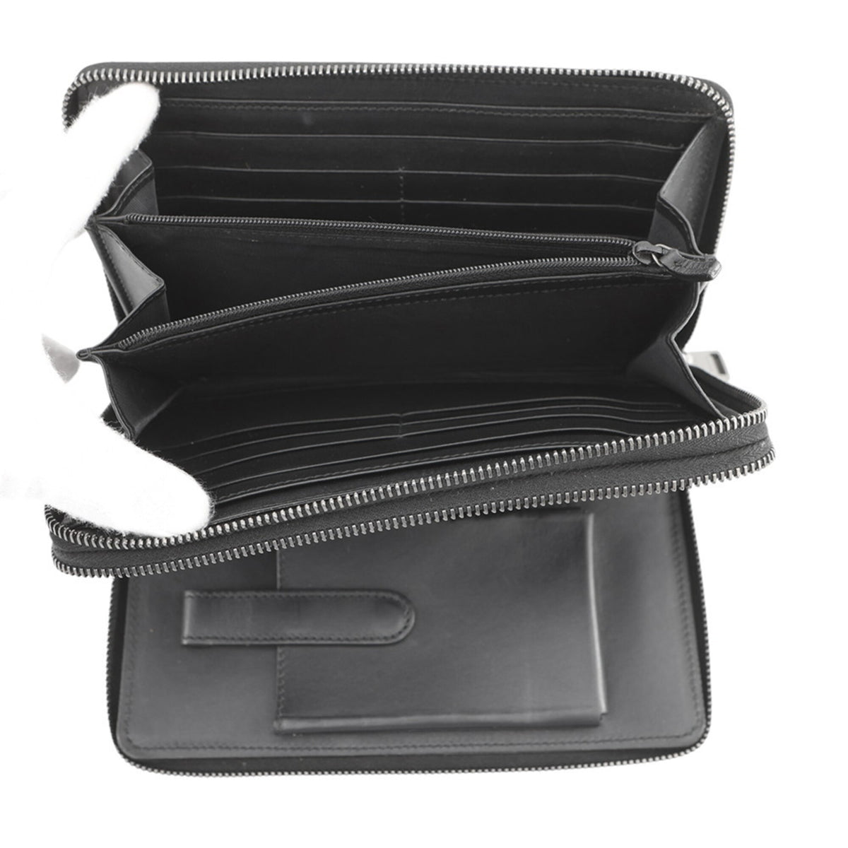 Gucci Black Gg Supreme Clutch Bag Handbag (Pre-Owned)