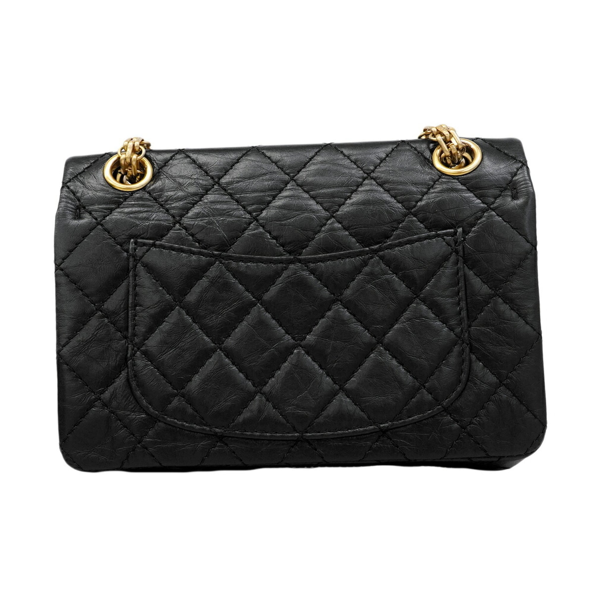 Chanel Black Leather Shoulder Bag (Pre-Owned)