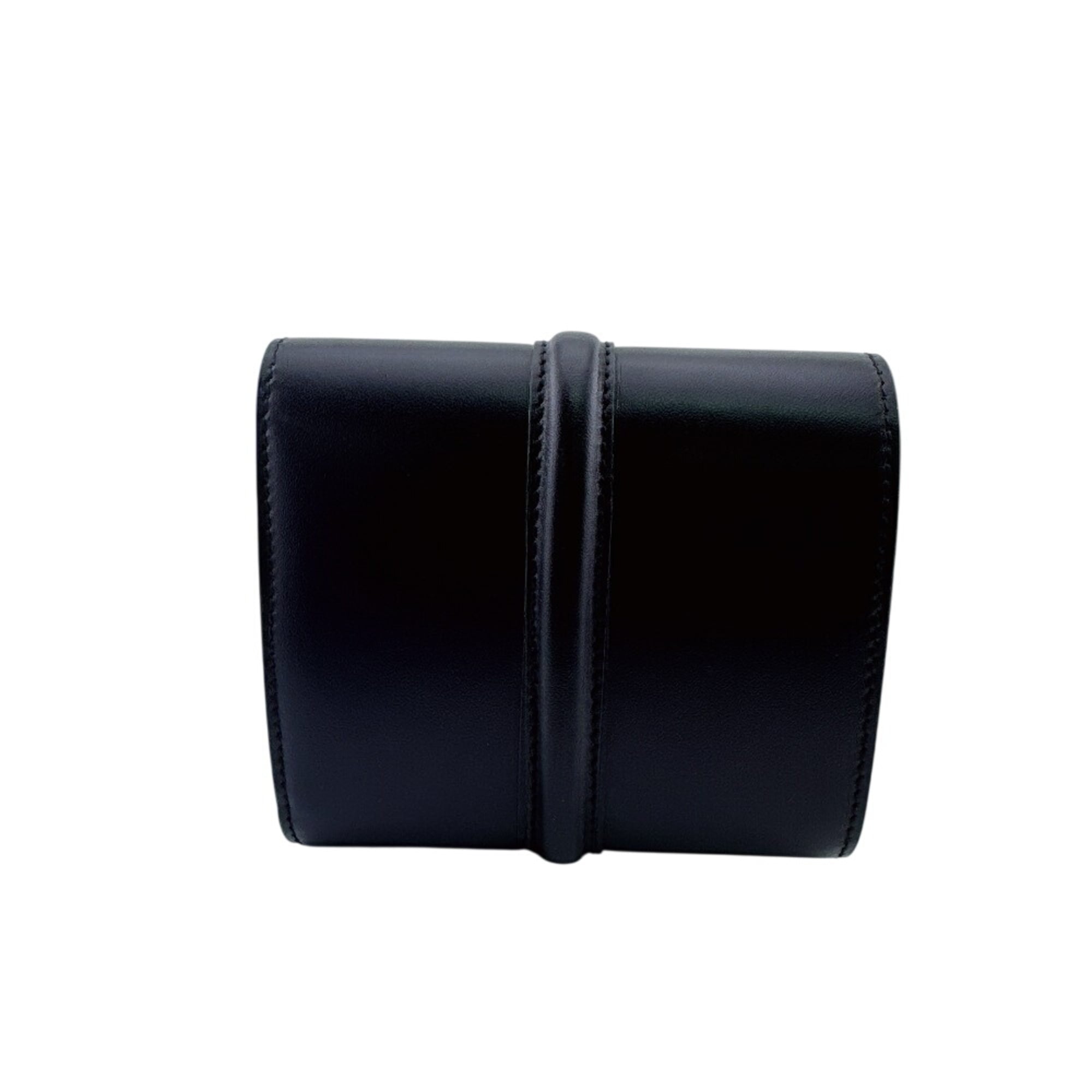 Celine Black Leather Wallet (Tri-Fold) (Pre-Owned)