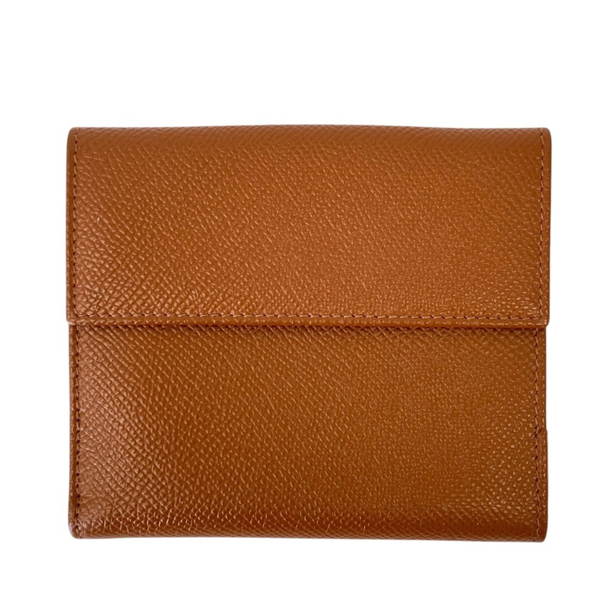 Bvlgari Brown Leather Wallet (Bi-Fold) (Pre-Owned)