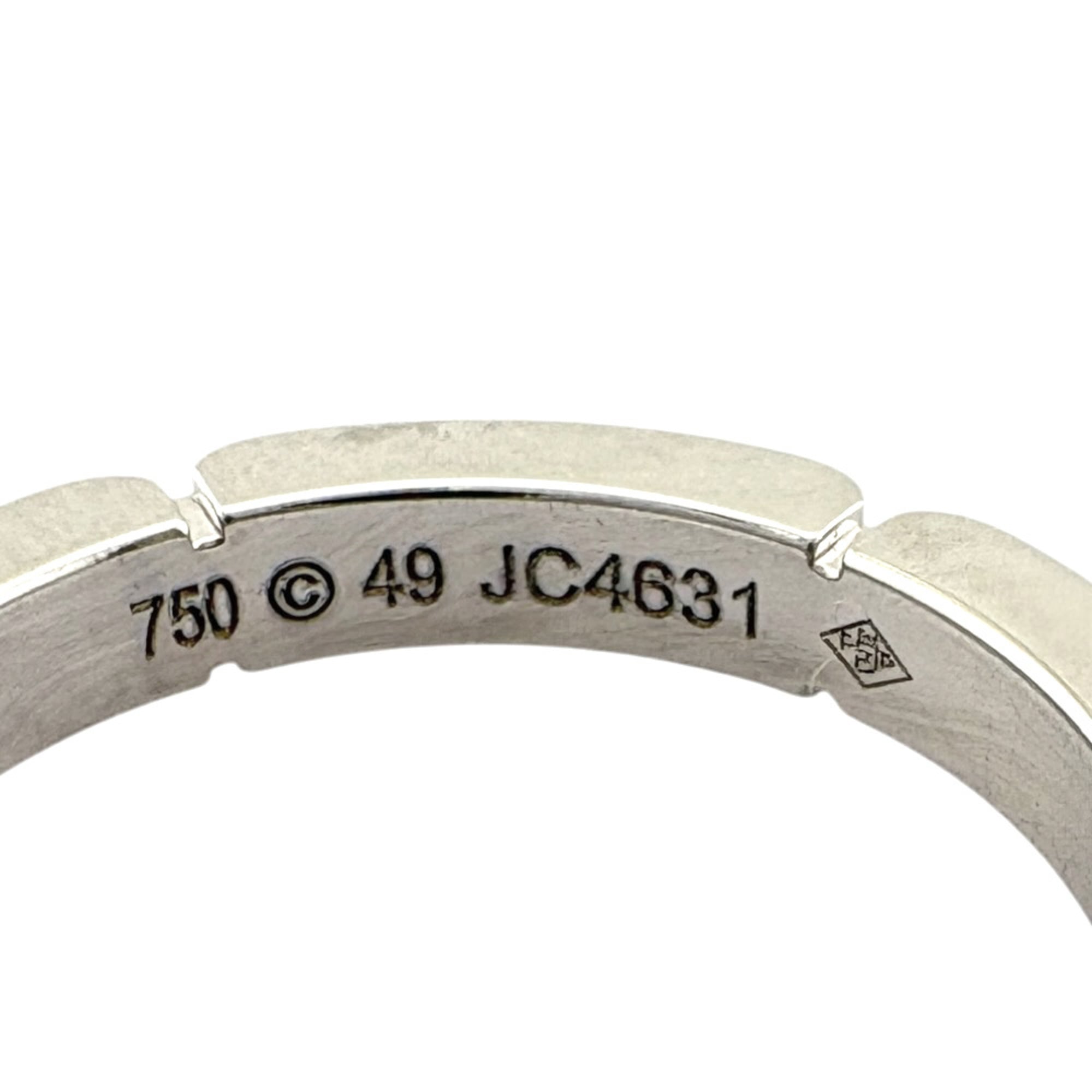 Cartier Silver White Gold (18K) Band Ring (Pre-Owned)