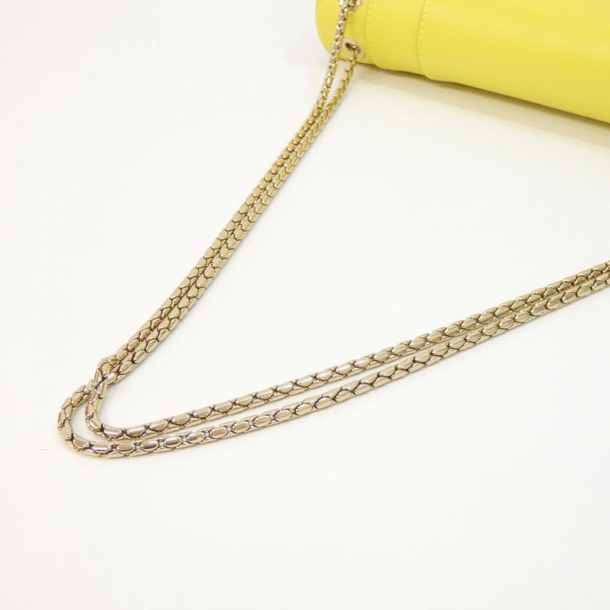 Bvlgari Yellow Leather Shoulder Bag (Pre-Owned)