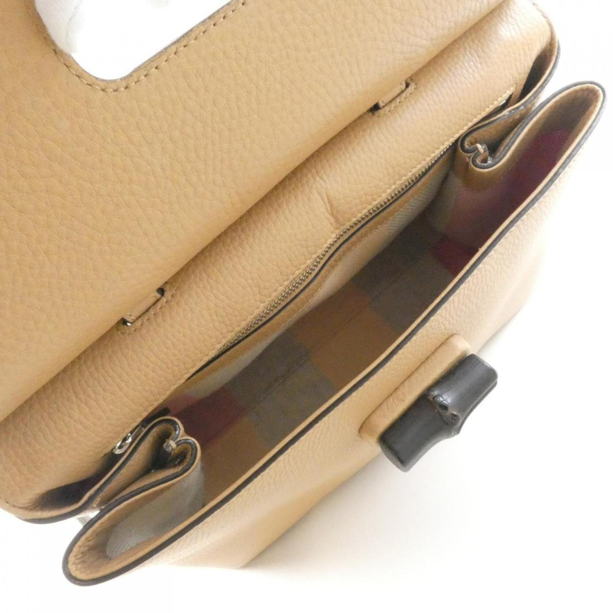 Gucci Beige Leather Handbag (Pre-Owned)