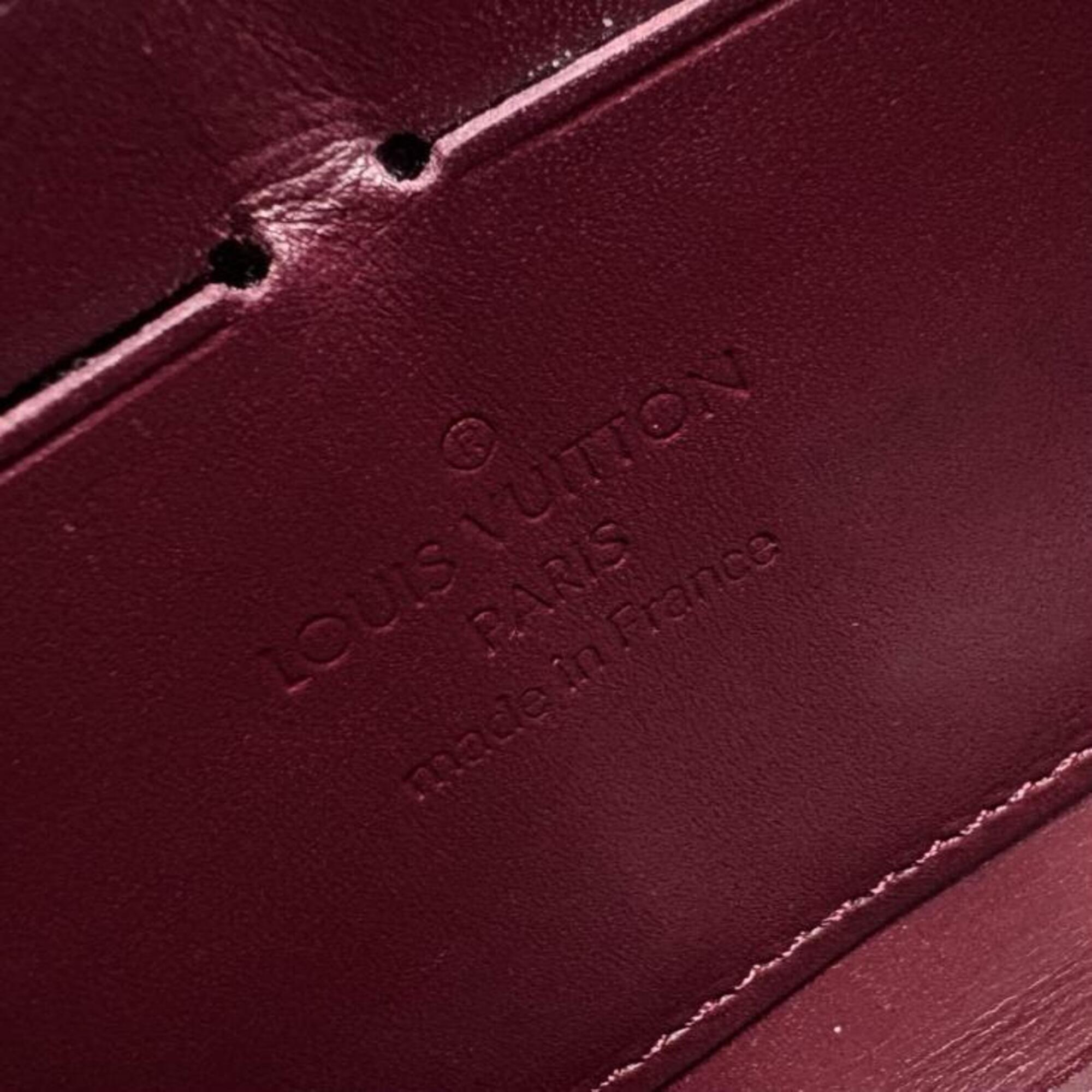 Louis Vuitton Rouge Fauviste Monogram Vernis Long Wallet (Bi-Fold) (Pre-Owned)