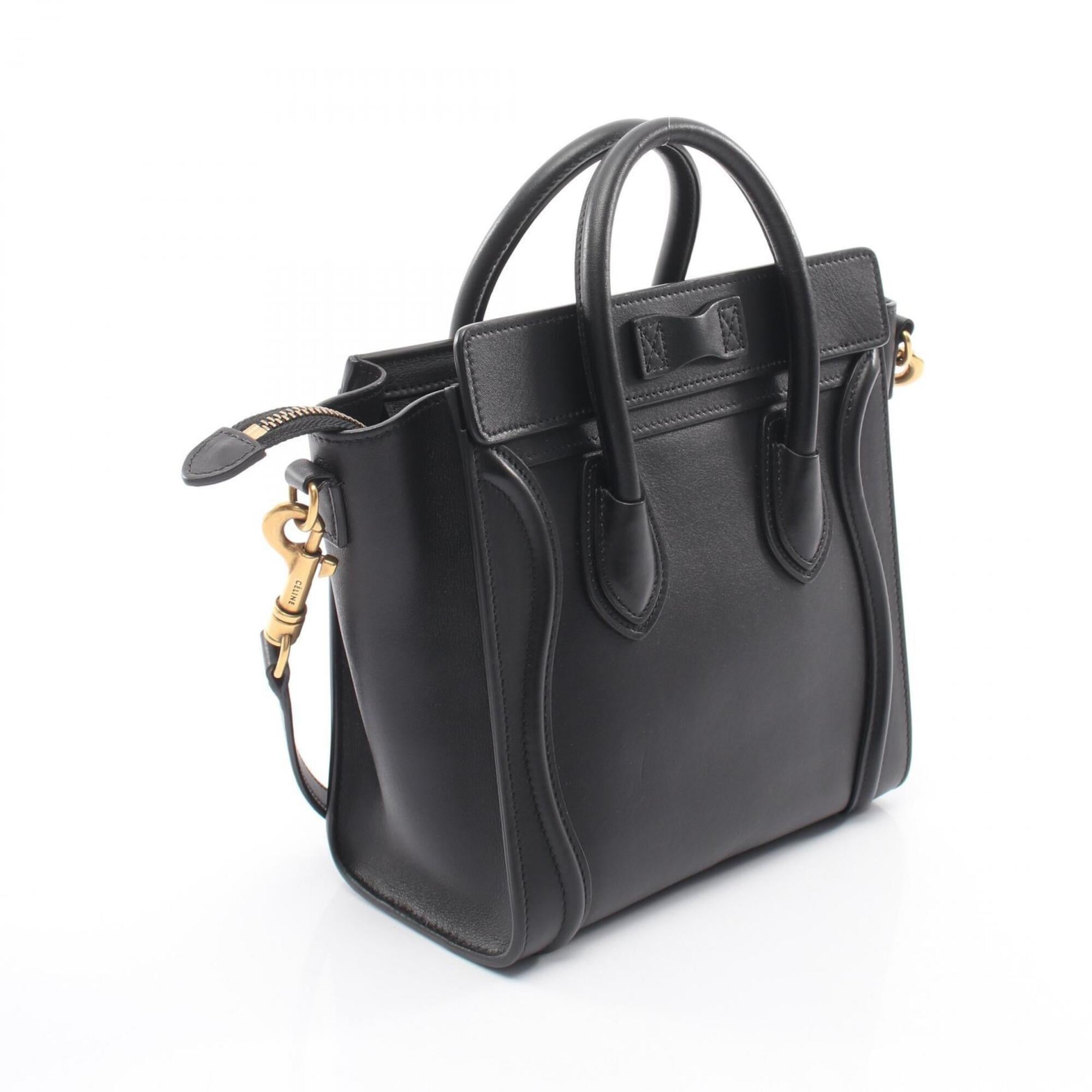 Celine Black Leather Handbag (Pre-Owned)