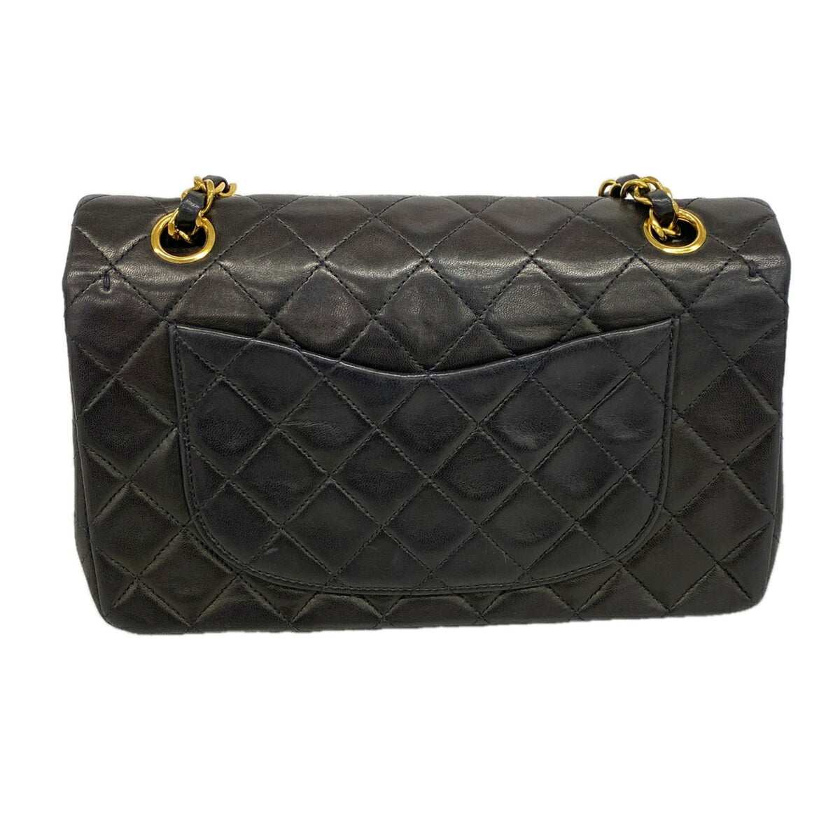 Chanel Black Leather Shoulder Bag (Pre-Owned)