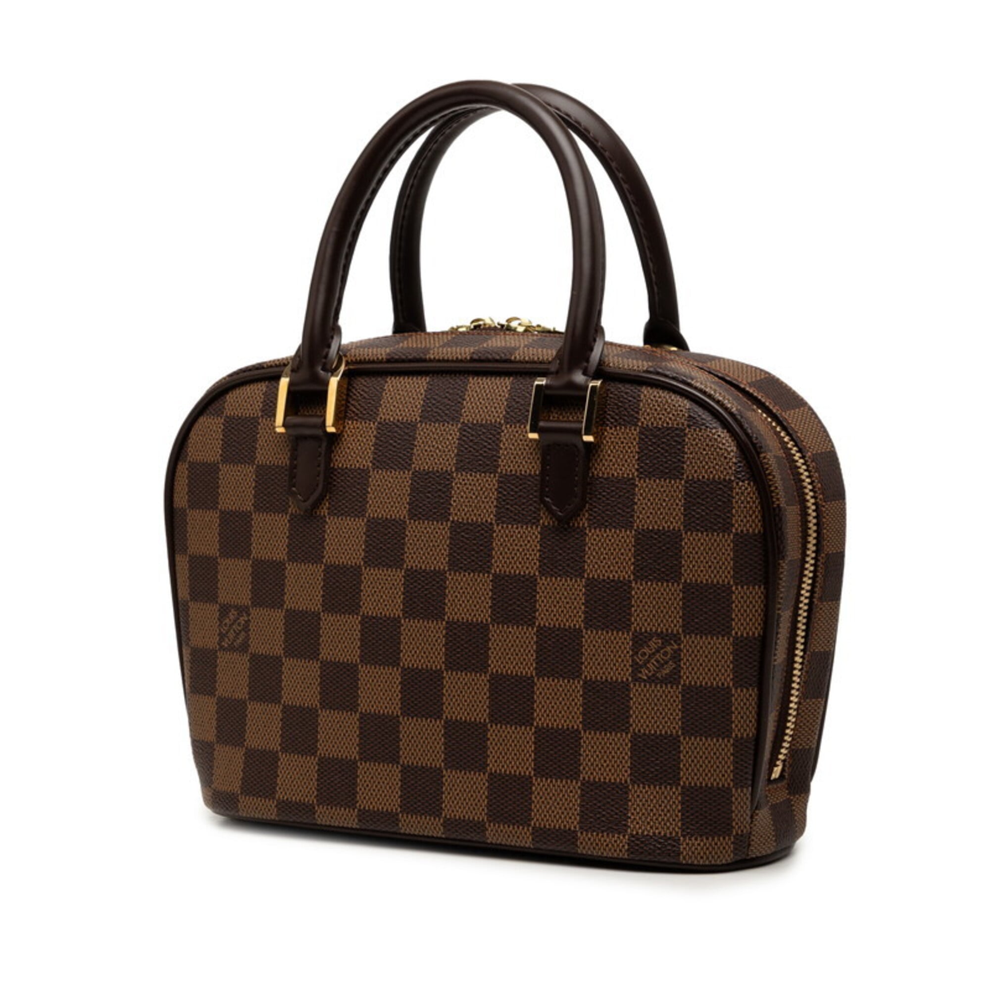 Louis Vuitton Brown Pvc Leather Handbag (Pre-Owned)