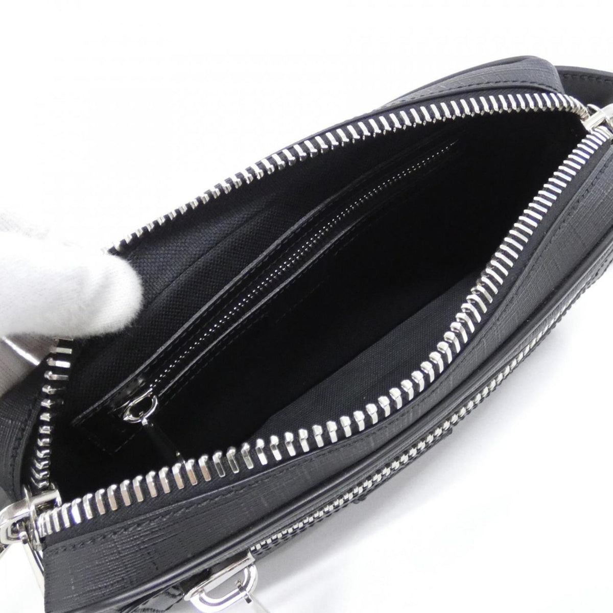Gucci Black Gray Gg Supreme Canvas Fanny Pack (Pre-Owned)