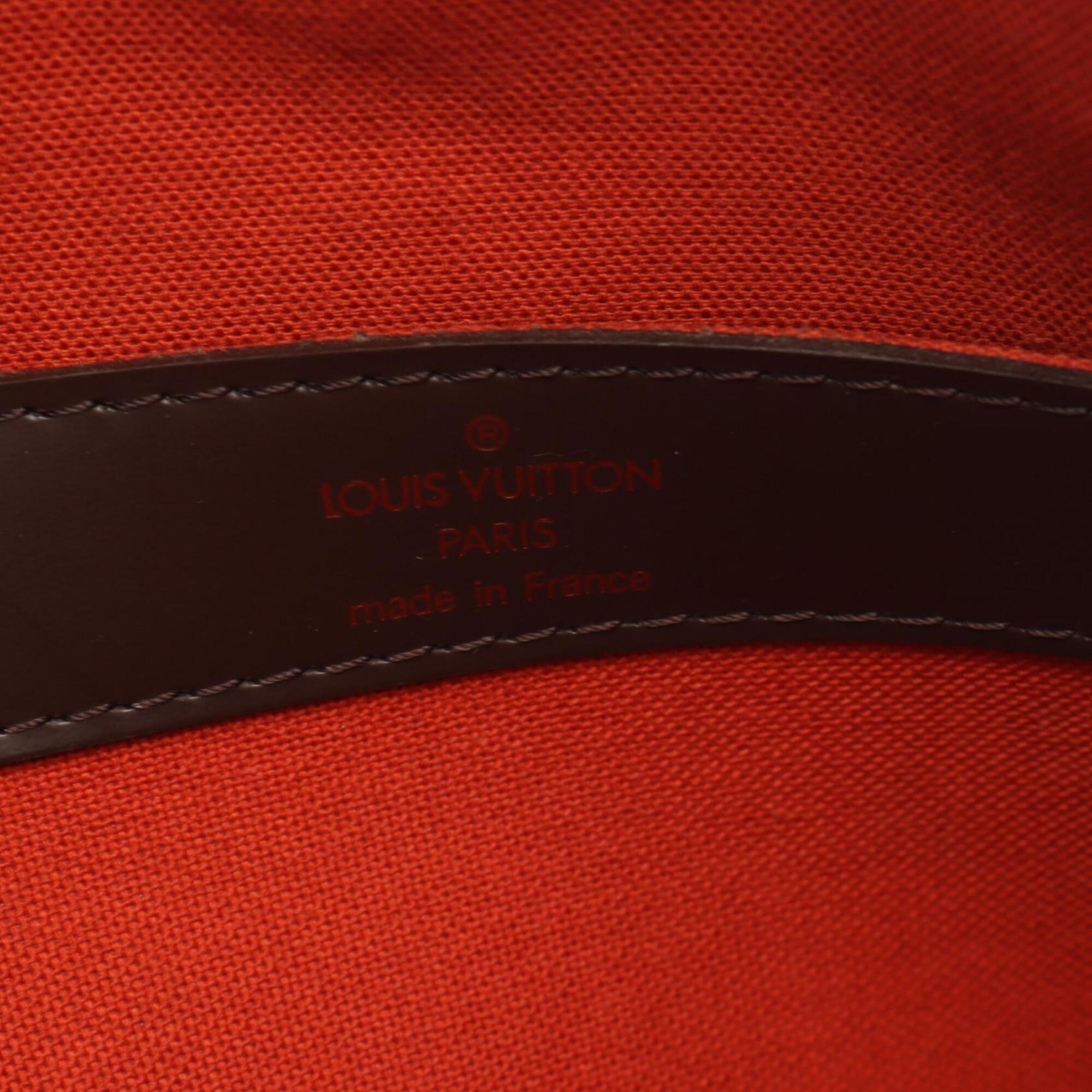 Louis Vuitton Brown Coated Canvas Pvc Leather Handbag Shoulder Bag (Pre-Owned)