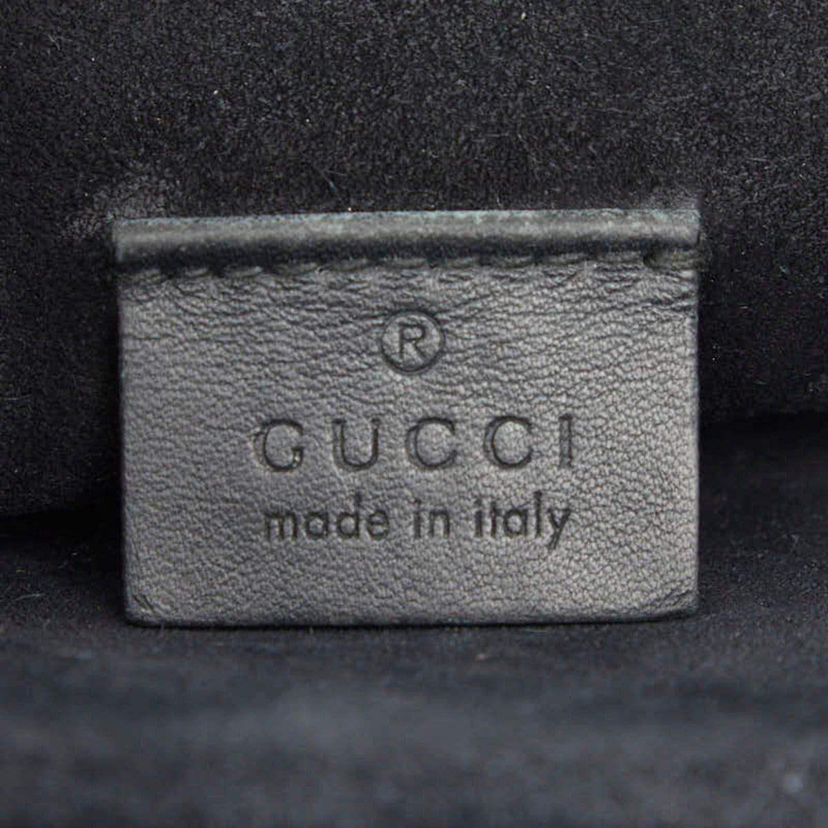 Gucci Beige Black Pvc Leather Shoulder Bag (Pre-Owned)