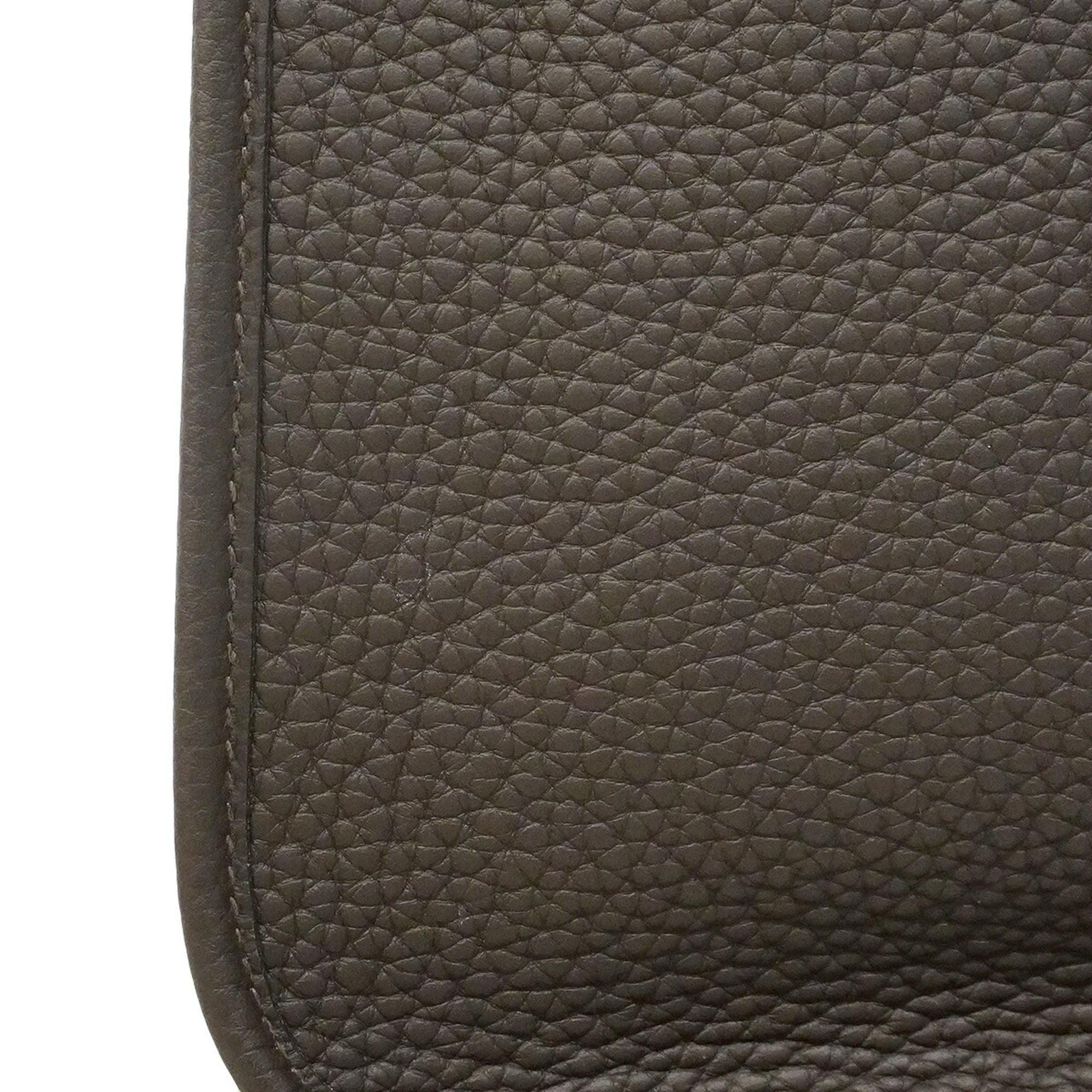 Hermes Brown Taurillon Clemence Leather Shoulder Bag (Pre-Owned)