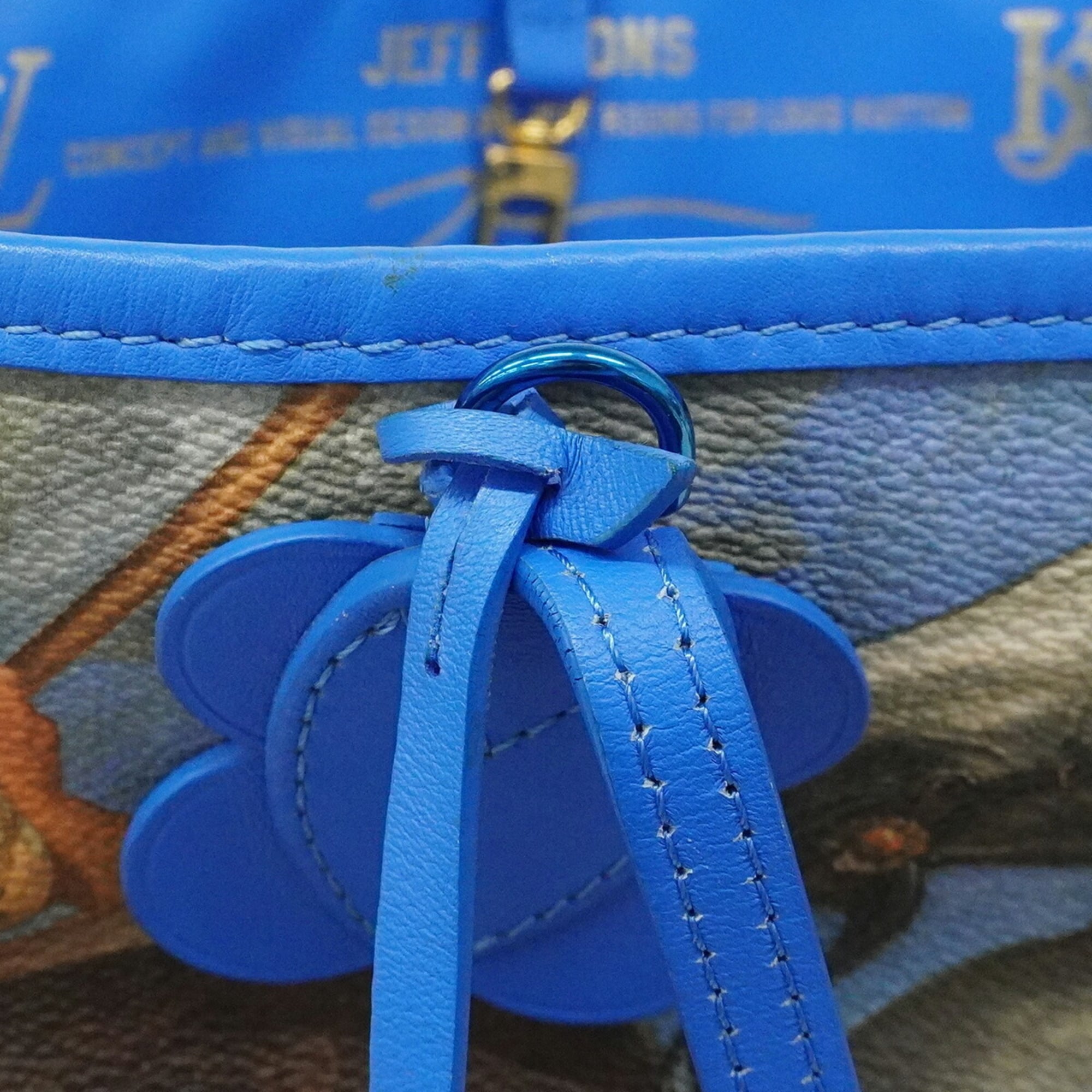 Louis Vuitton Blue Multi-Color Tote Bag (Pre-Owned)