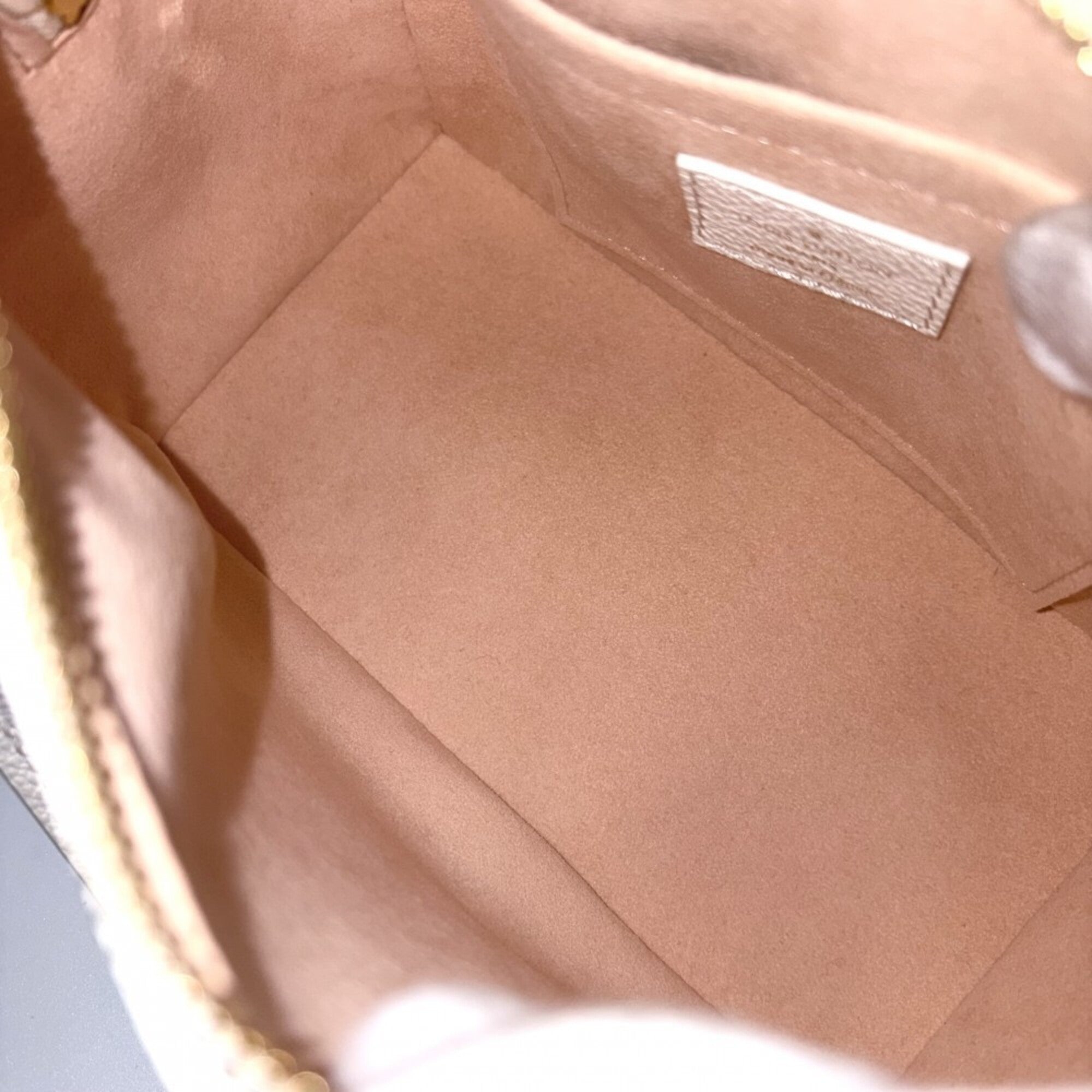 Louis Vuitton Cream Pink Monogram Empreinte Handbag Shoulder Bag (Pre-Owned)