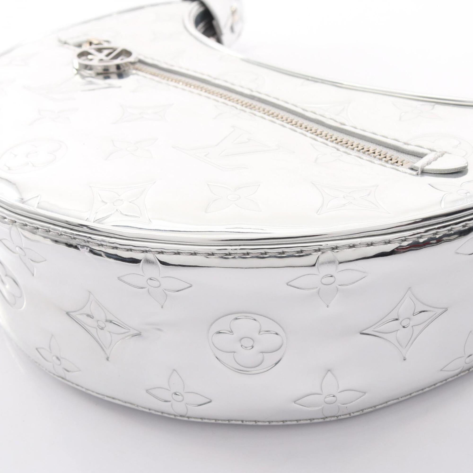Louis Vuitton Silver Pvc Coated Canvas Handbag Shoulder Bag (Pre-Owned)