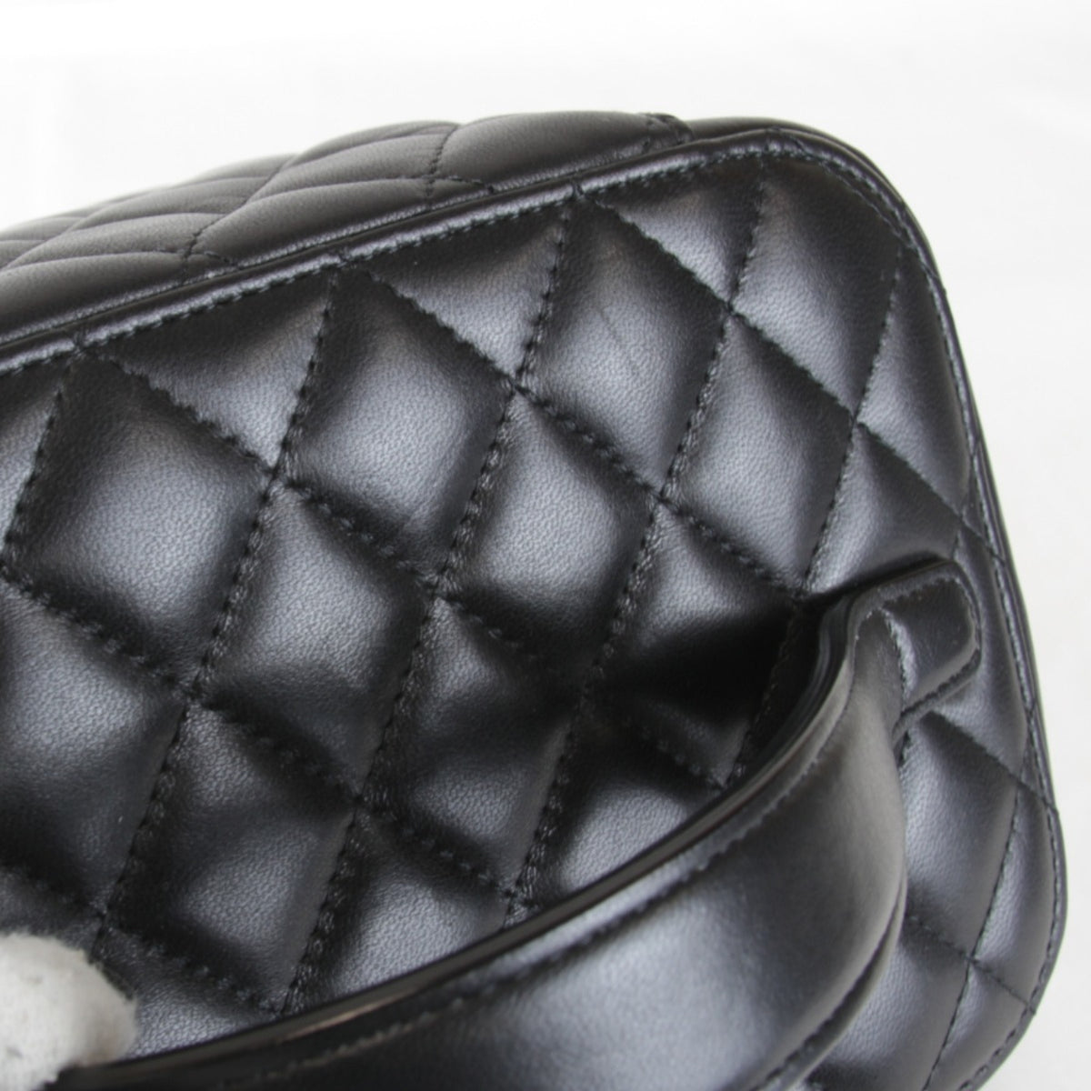 Chanel Black Leather Vanity Bag (Pre-Owned)