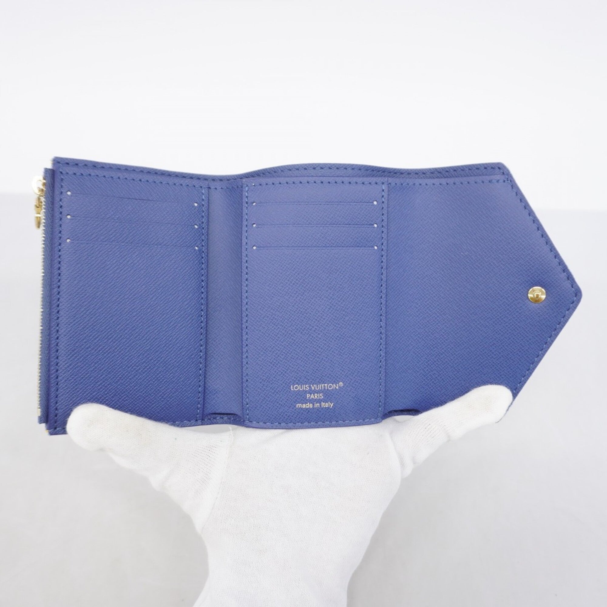 Louis Vuitton Blue Wallet (Tri-Fold) (Pre-Owned)