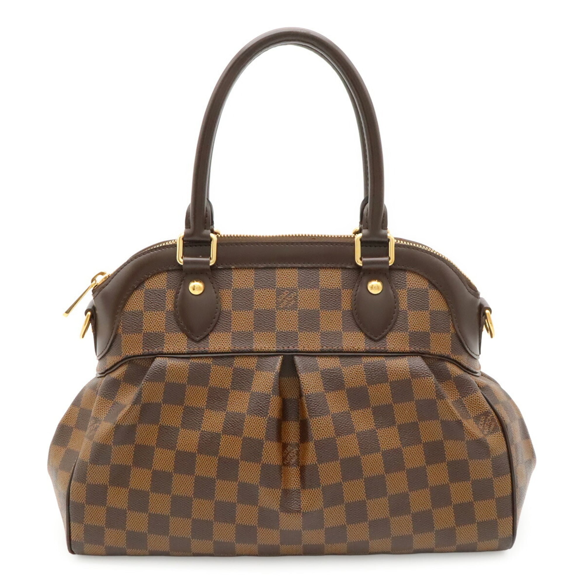 Louis Vuitton Brown Damier Canvas Pvc Handbag (Pre-Owned)