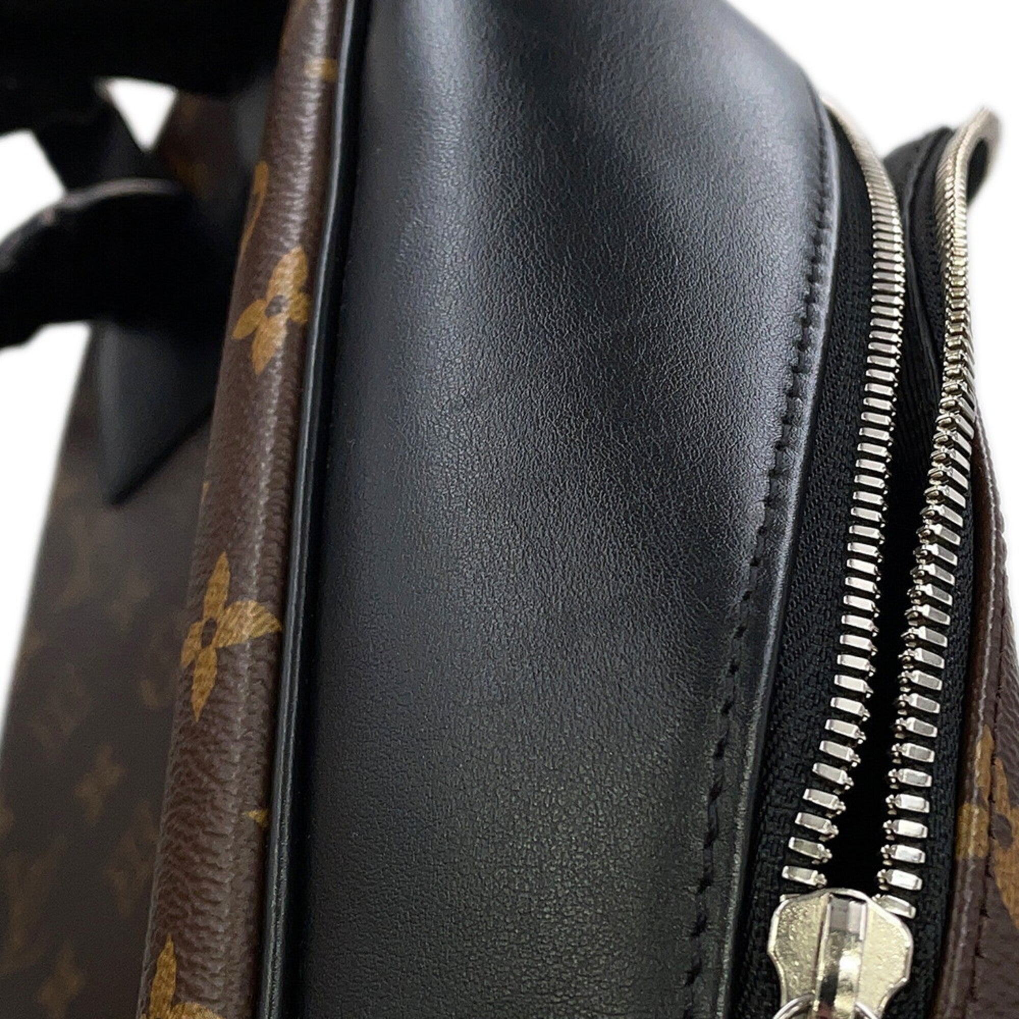 Louis Vuitton Brown Monogram Macassar Noir Monogram Backpack (Pre-Owned)