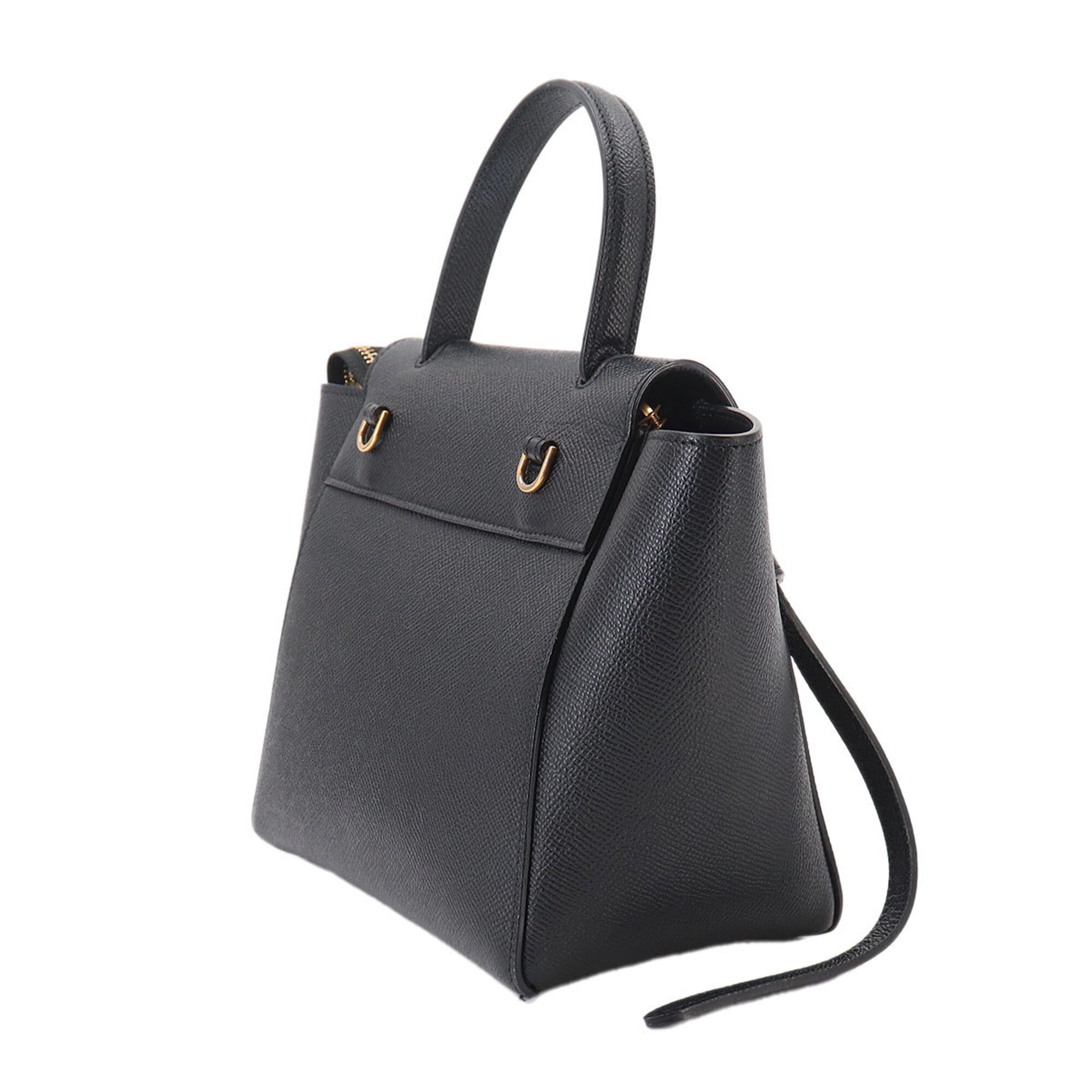Celine Black Leather Handbag (Pre-Owned)