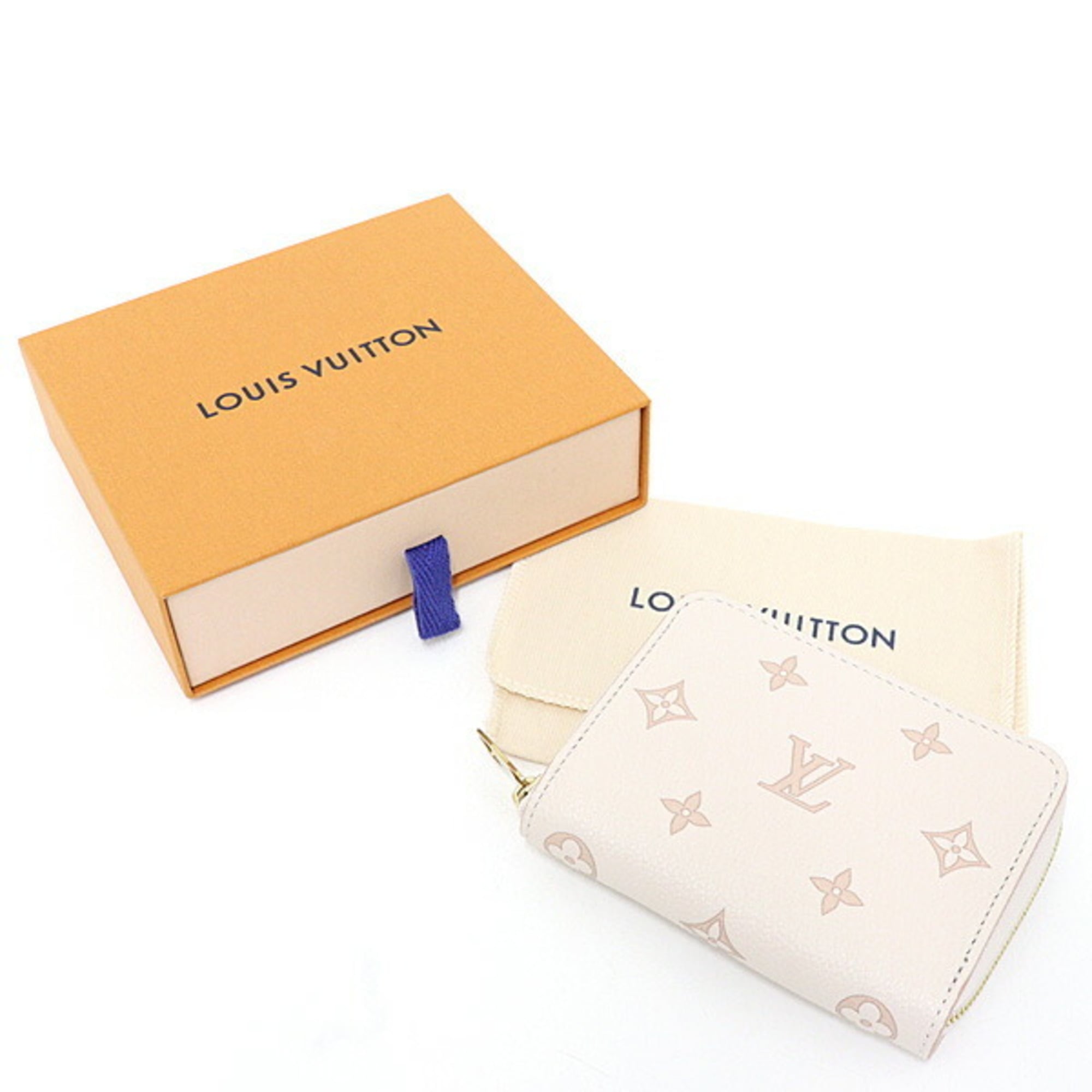 Louis Vuitton Beige Monogram Empreinte Coin Purse/Coin Case (Pre-Owned)