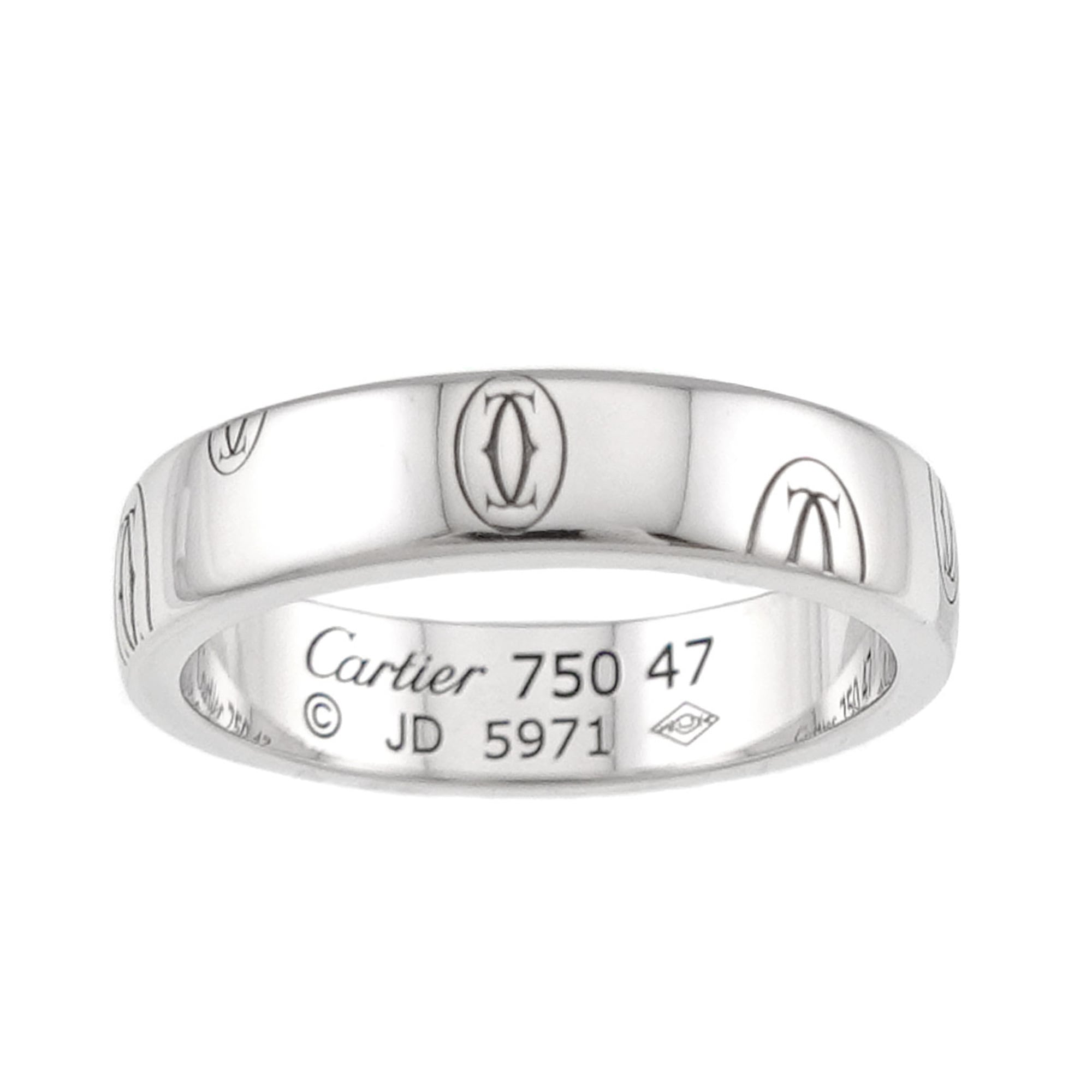 Cartier White Gold (18K) Band Ring (Pre-Owned)