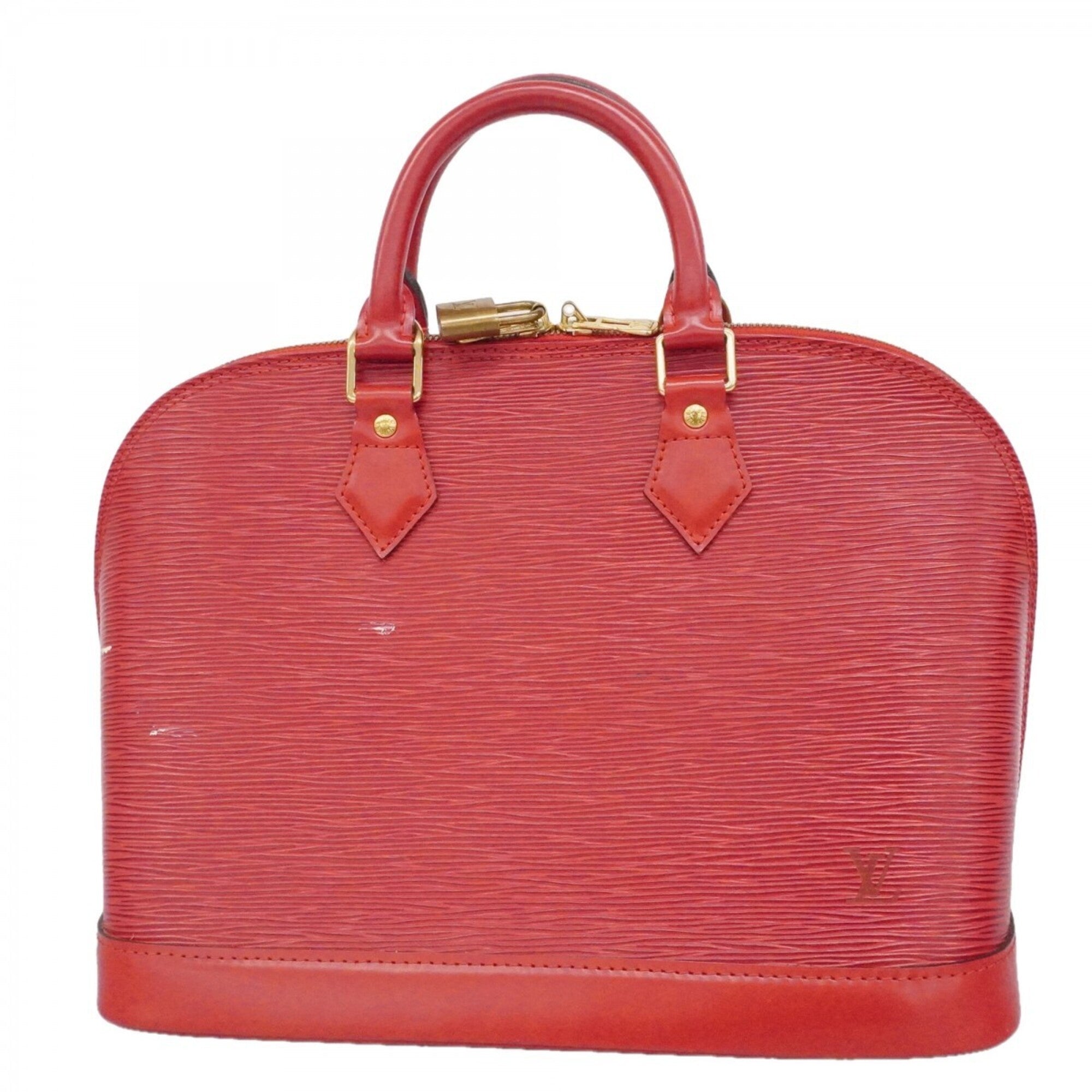 Louis Vuitton Castilian Red Handbag (Pre-Owned)