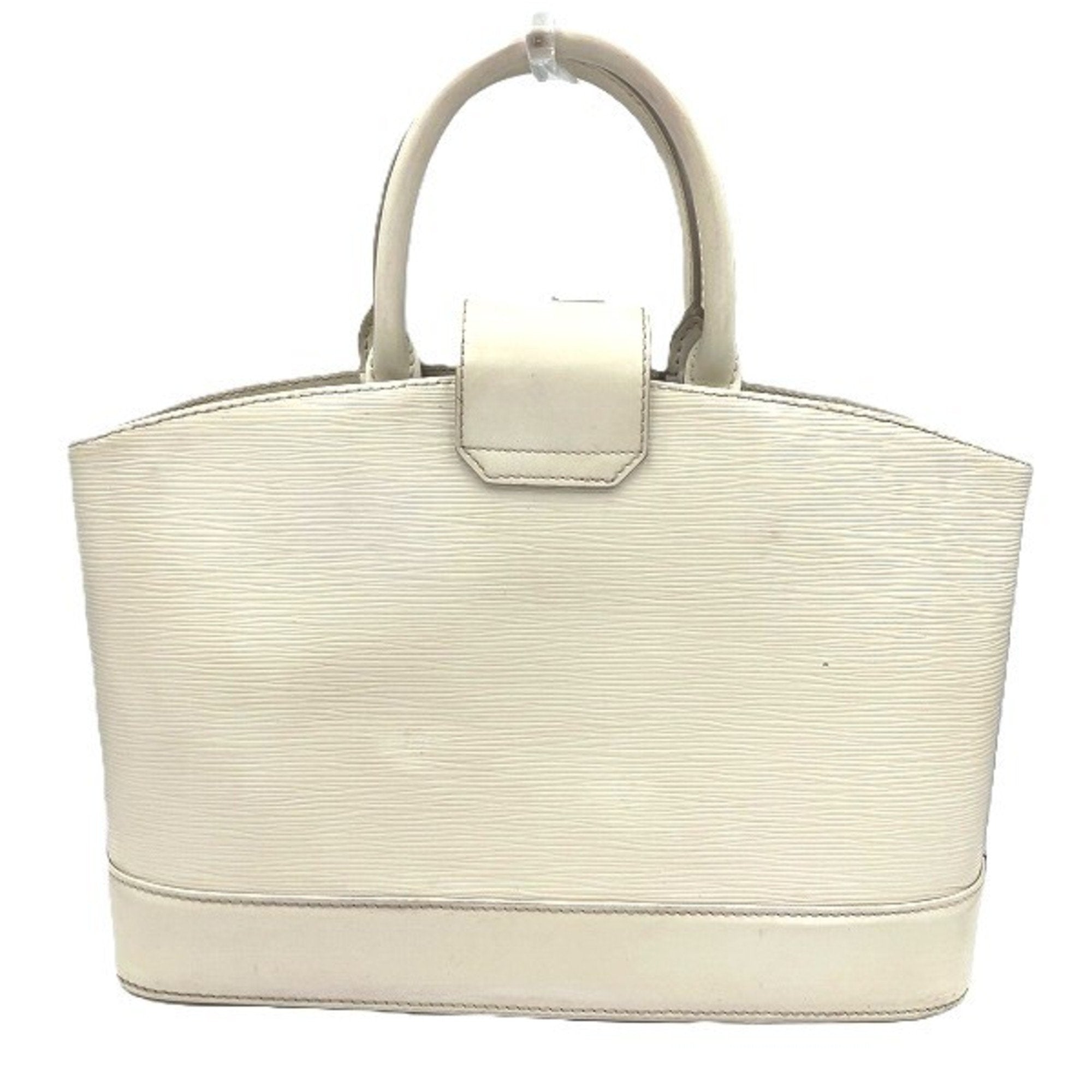Louis Vuitton Lv Off White White Epi Leather Handbag (Pre-Owned)