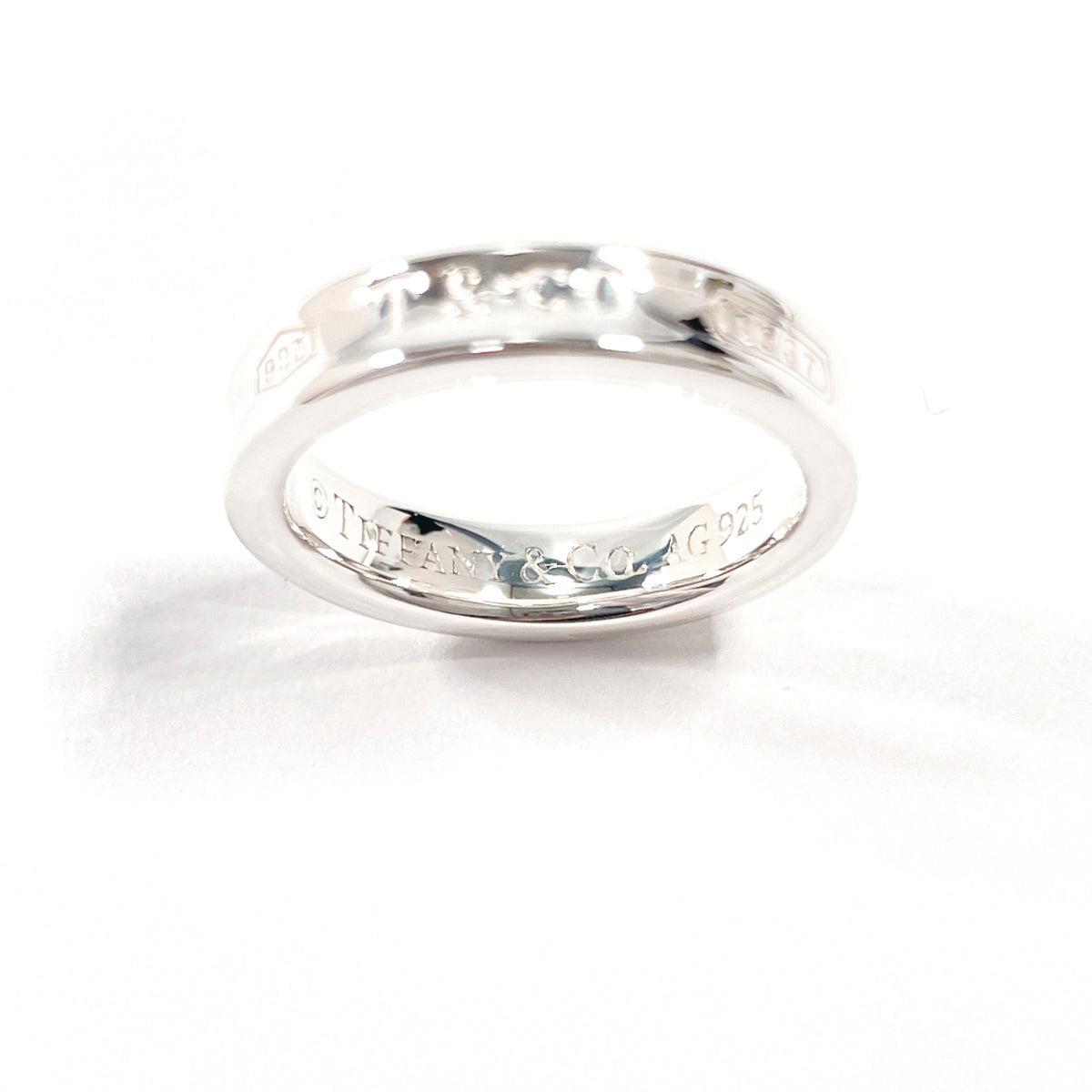 Tiffany Silver Silver 925 Band Ring (Pre-Owned)