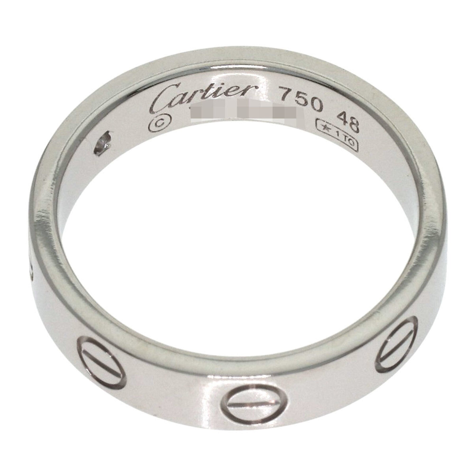 Cartier Love White Gold (18K) Band Ring (Pre-Owned)