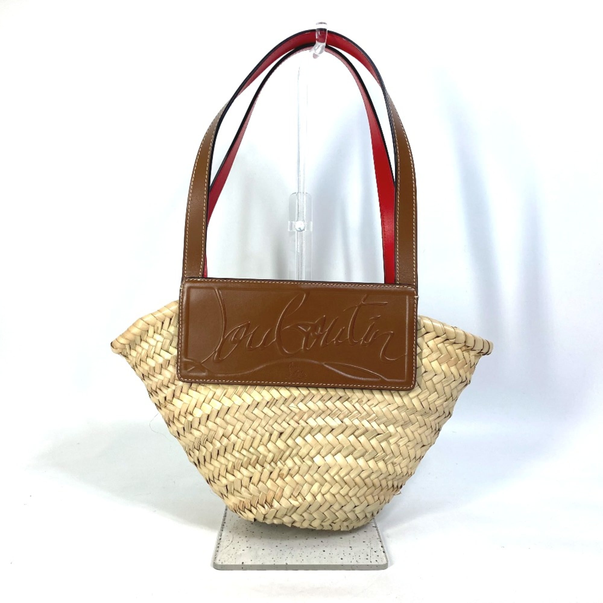 Christian Louboutin Beige Cloth Handbag (Pre-Owned)
