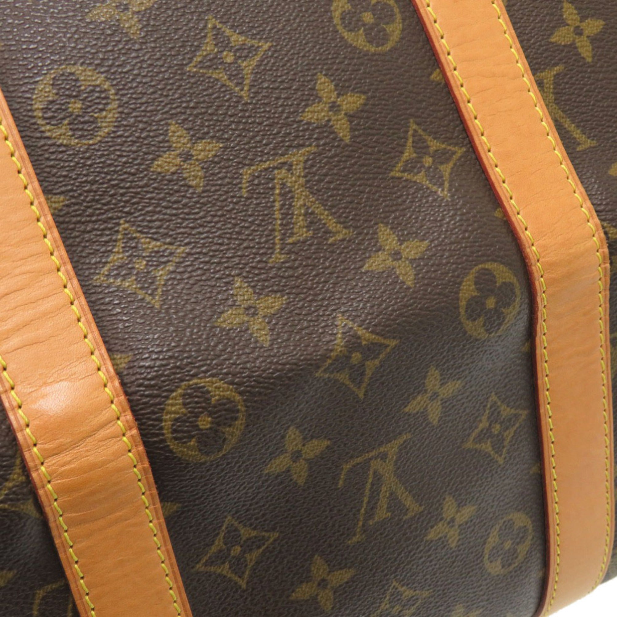 Louis Vuitton Brown Monogram Canvas Boston Bag (Pre-Owned)
