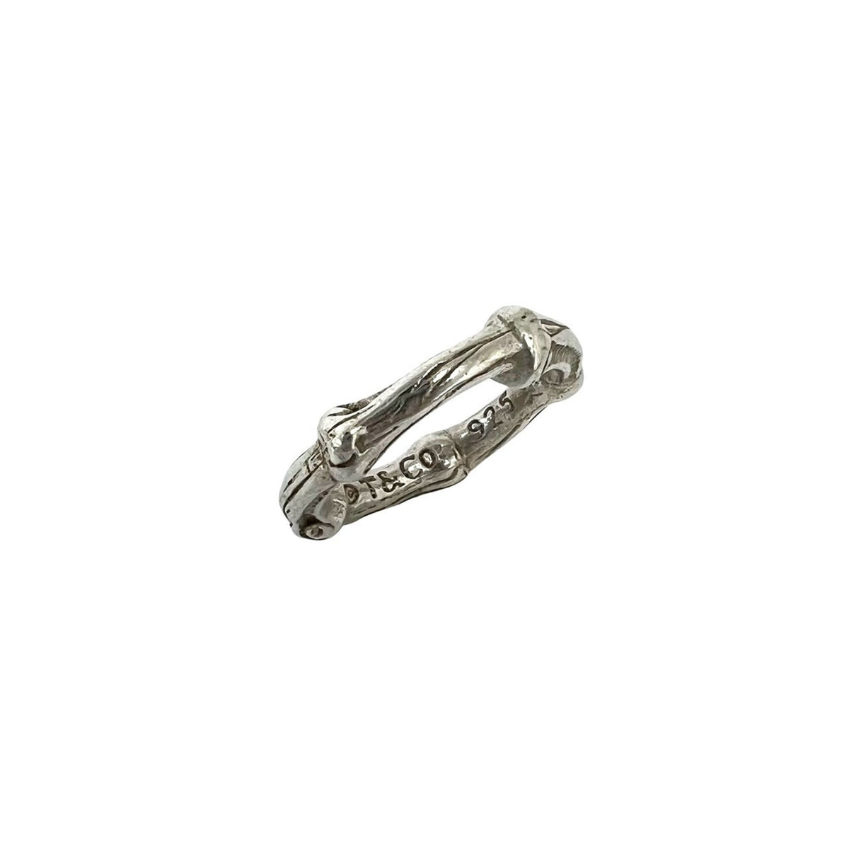 Tiffany Silver Silver 925 Band Ring (Pre-Owned)