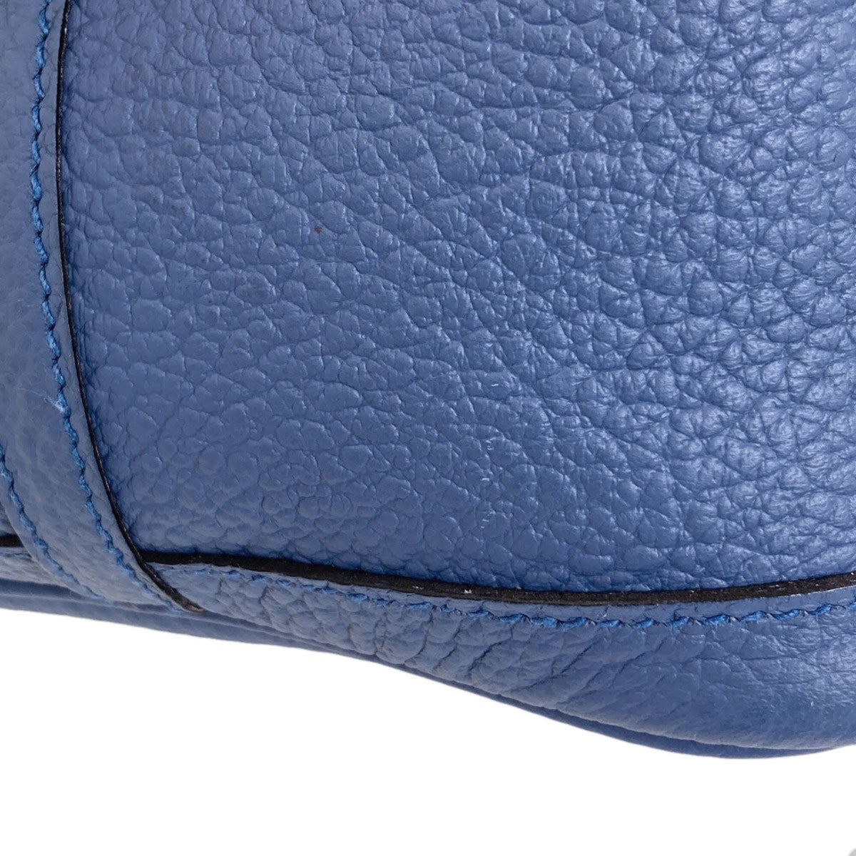 Hermes Garden Blue Agate Country Leather Tote Bag (Pre-Owned)