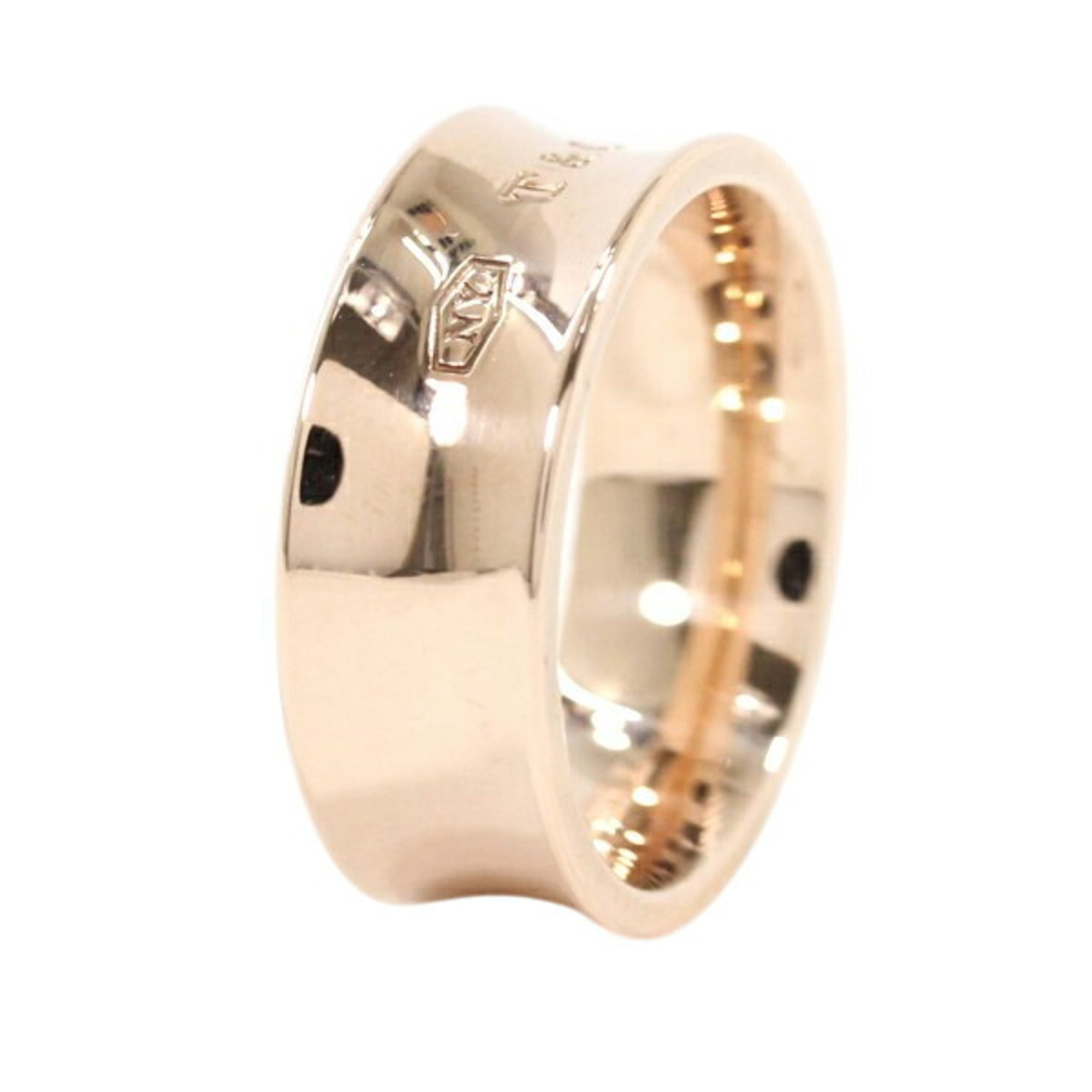 Tiffany Pink Rose Gold Metal Band Ring (Pre-Owned)