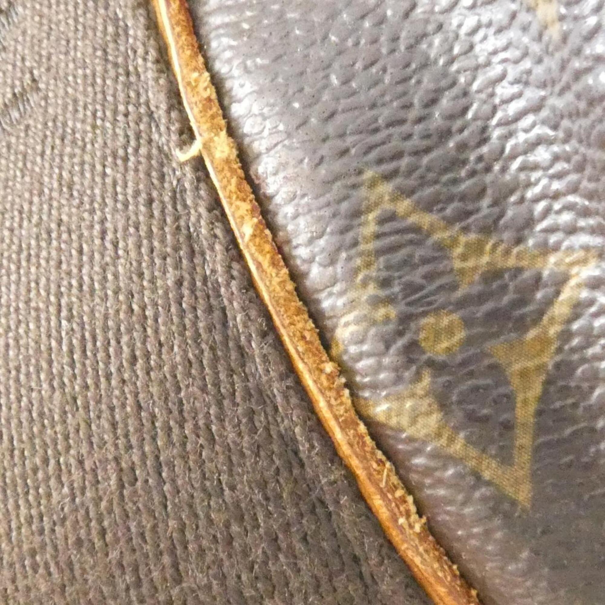 Louis Vuitton Marron Coated Canvas Handbag (Pre-Owned)