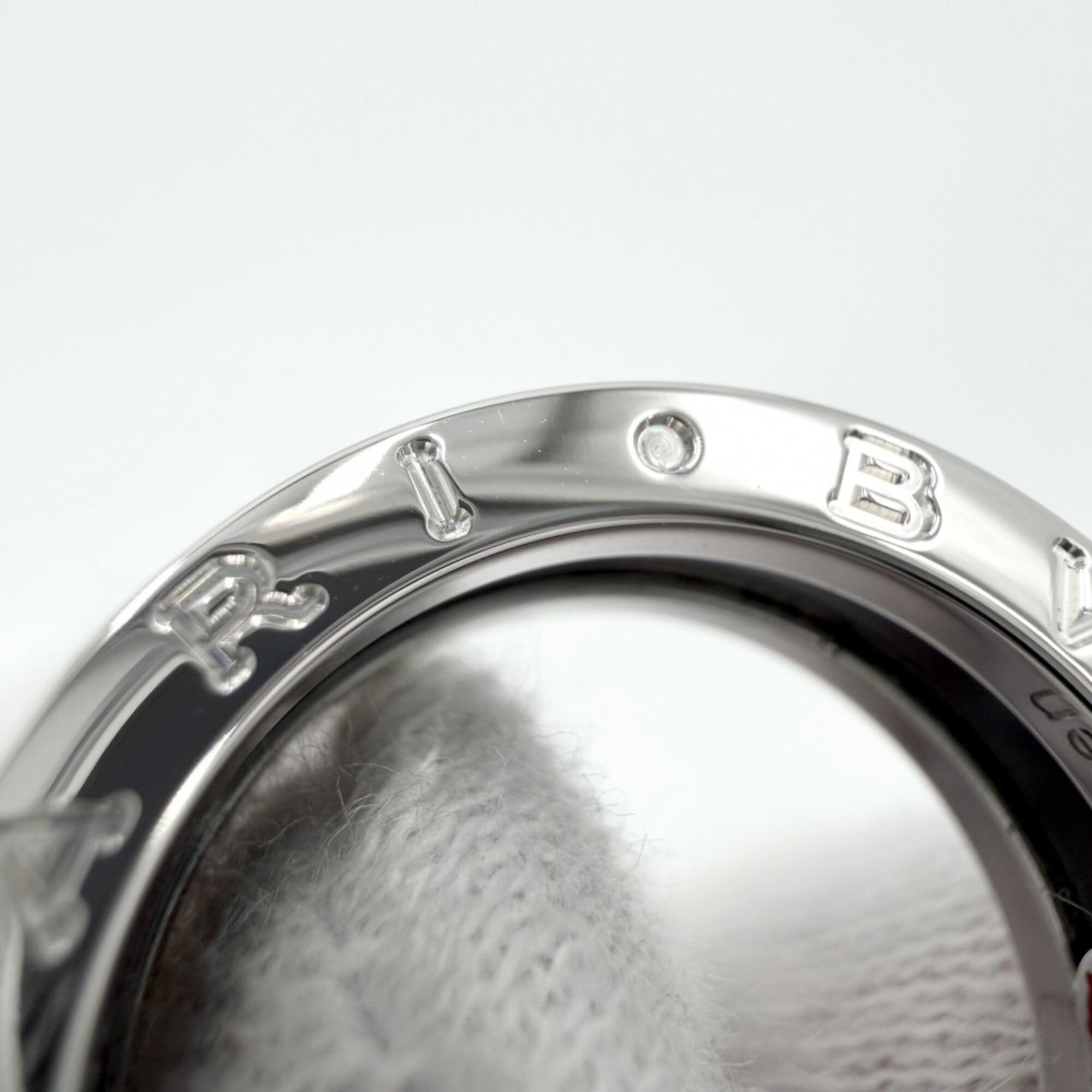 Bvlgari B.Zero1 Black Ceramic Band Ring (Pre-Owned)