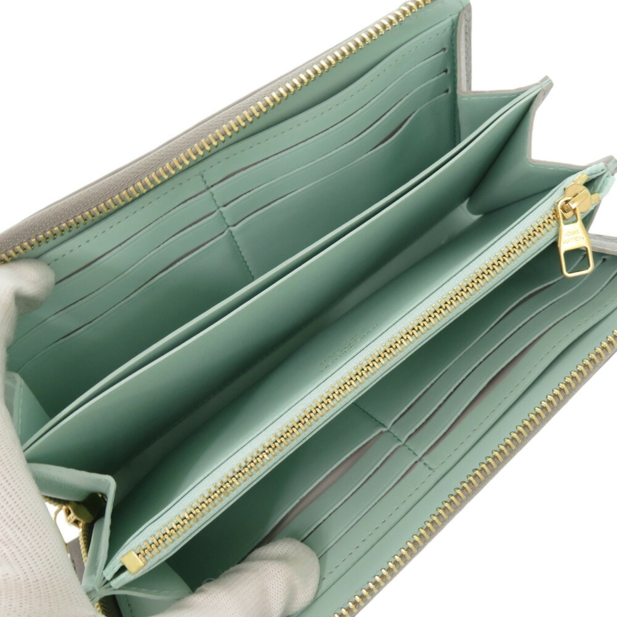 Louis Vuitton Leather Long Wallet (Bi-Fold) (Pre-Owned)