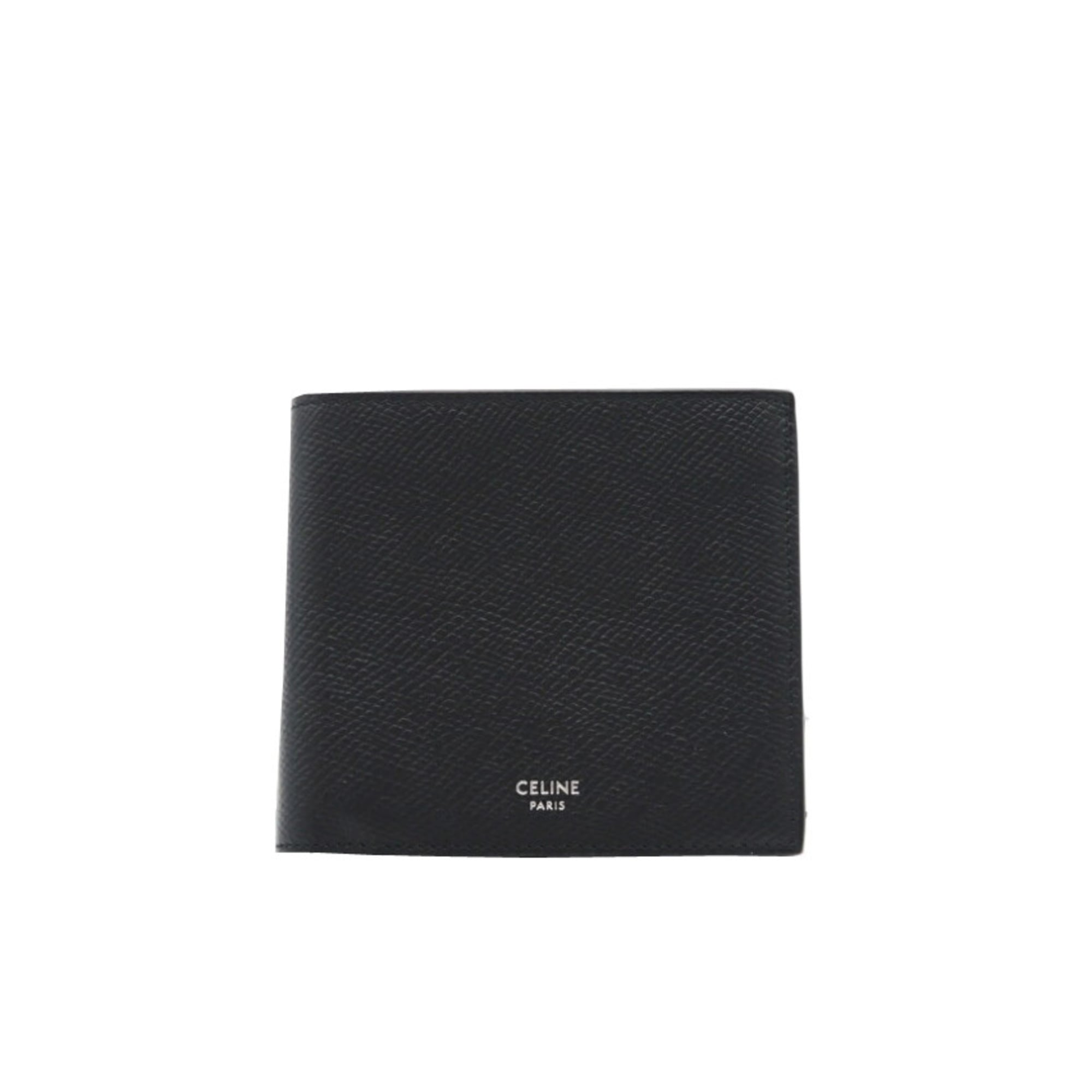 Celine Black Leather Wallet (Bi-Fold) (Pre-Owned)