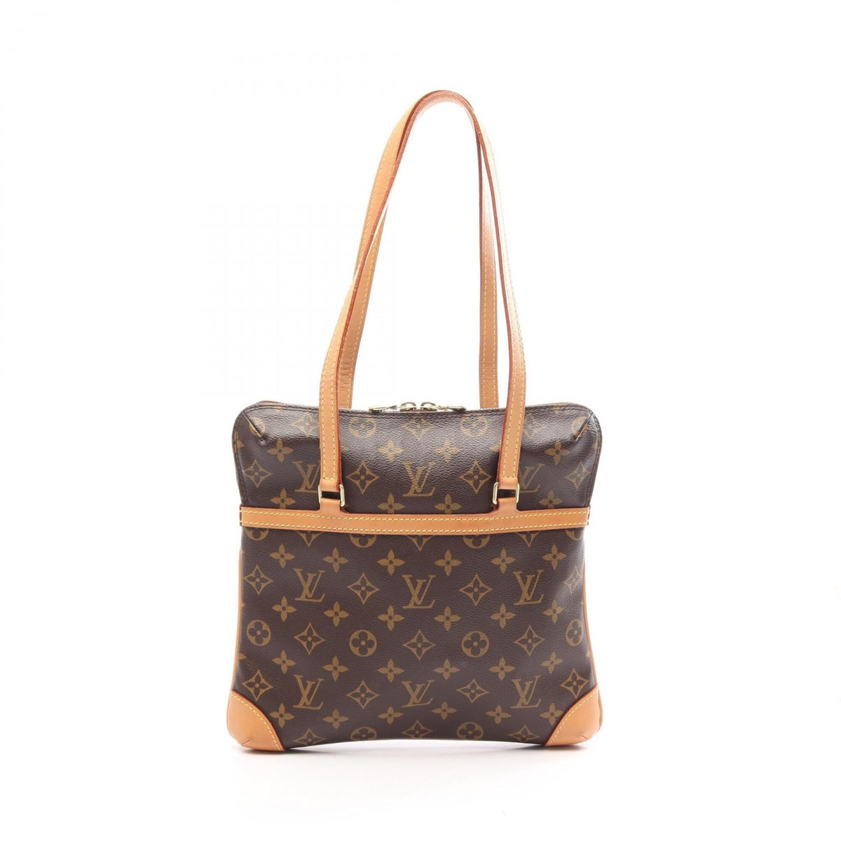 Louis Vuitton Brown Monogram Monogram Leather Handbag Shoulder Bag (Pre-Owned)
