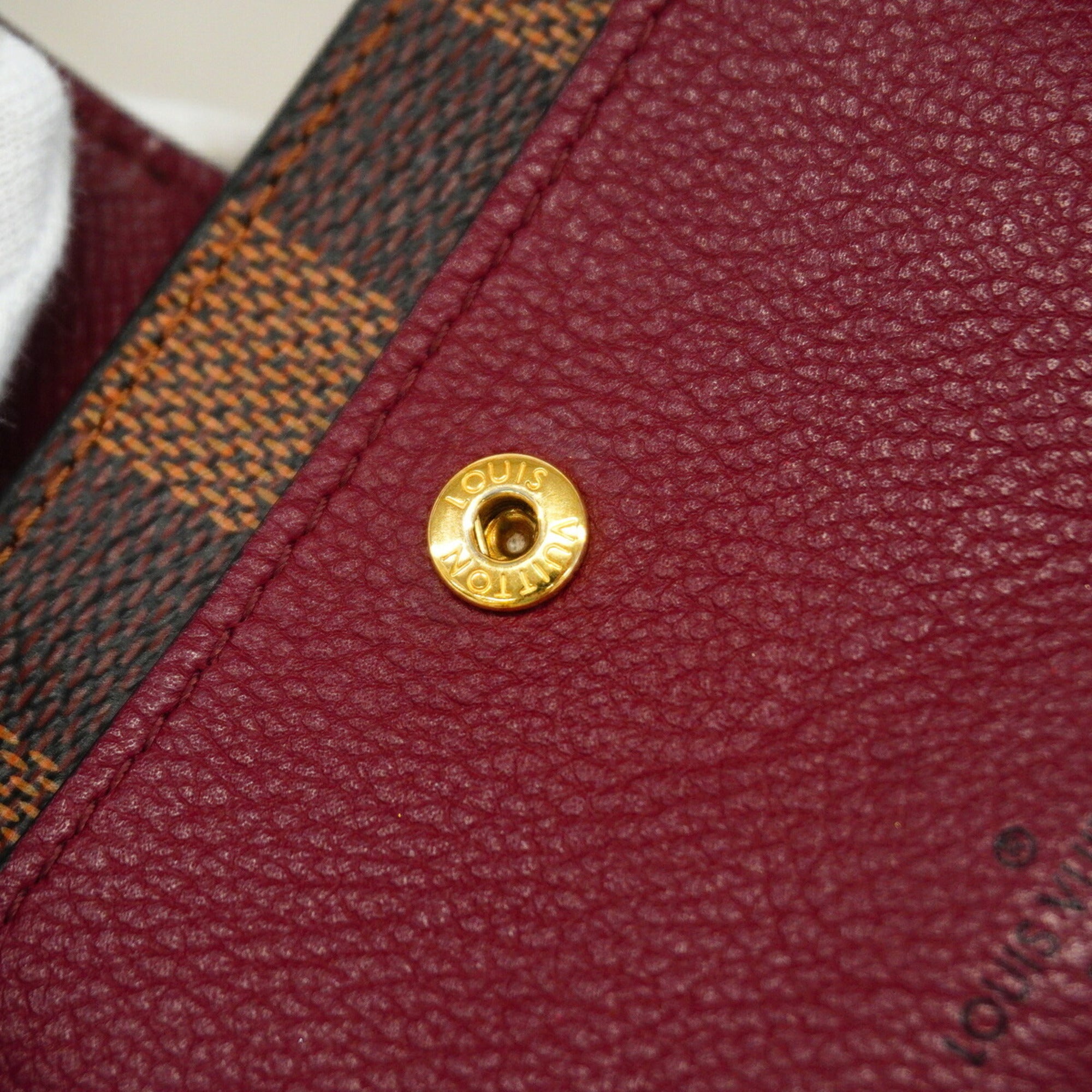 Louis Vuitton Bordeaux Ebene Wallet (Bi-Fold) (Pre-Owned)