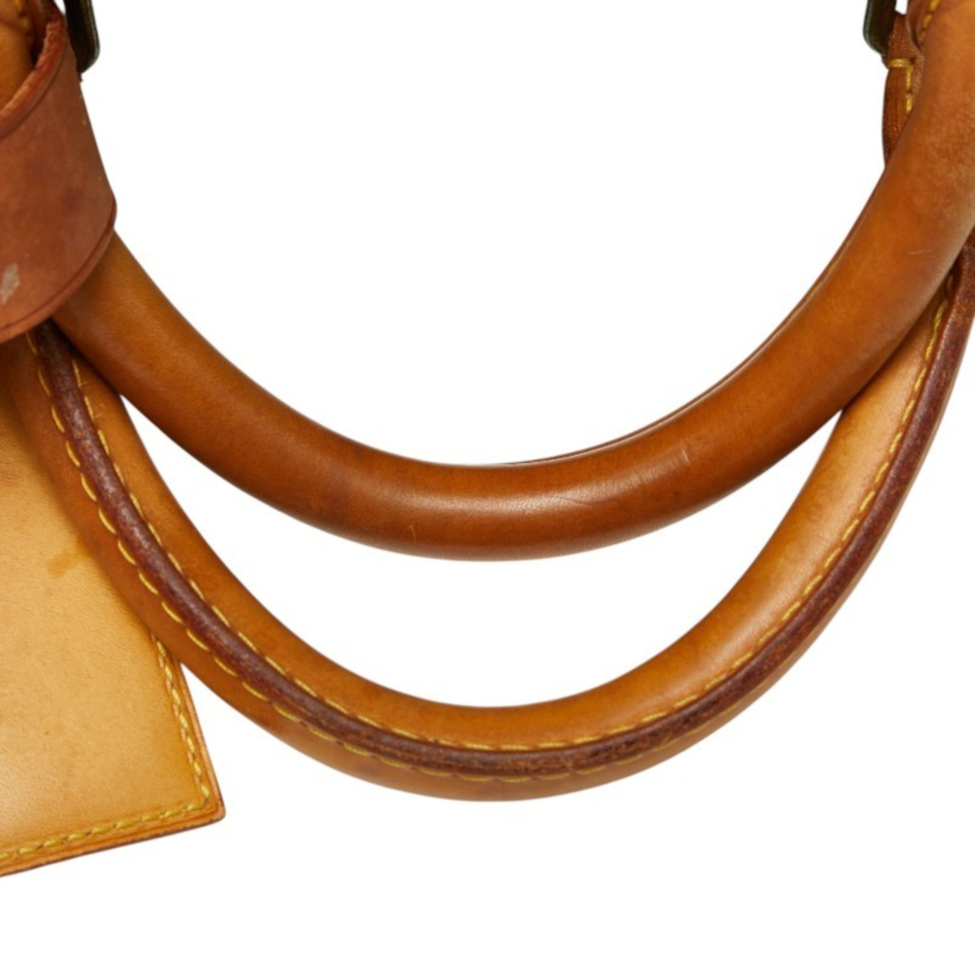 Louis Vuitton Brown Pvc Leather Boston Bag (Pre-Owned)