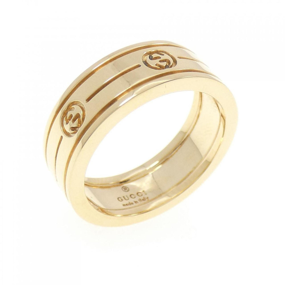 Gucci Yellow Gold (18K) Band Ring (Pre-Owned)