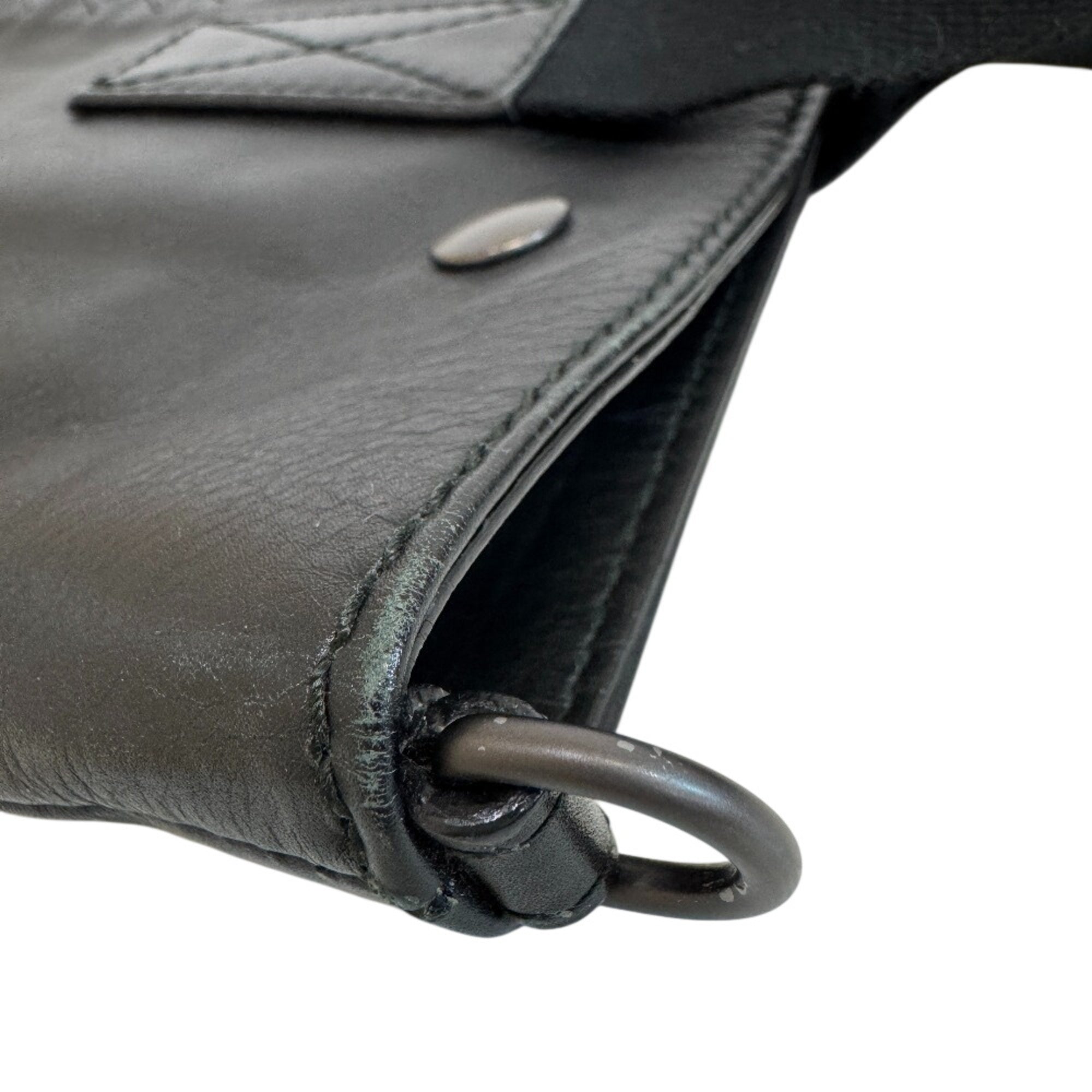 Bottega Veneta Intrecciato Black Leather Tote Bag (Pre-Owned)