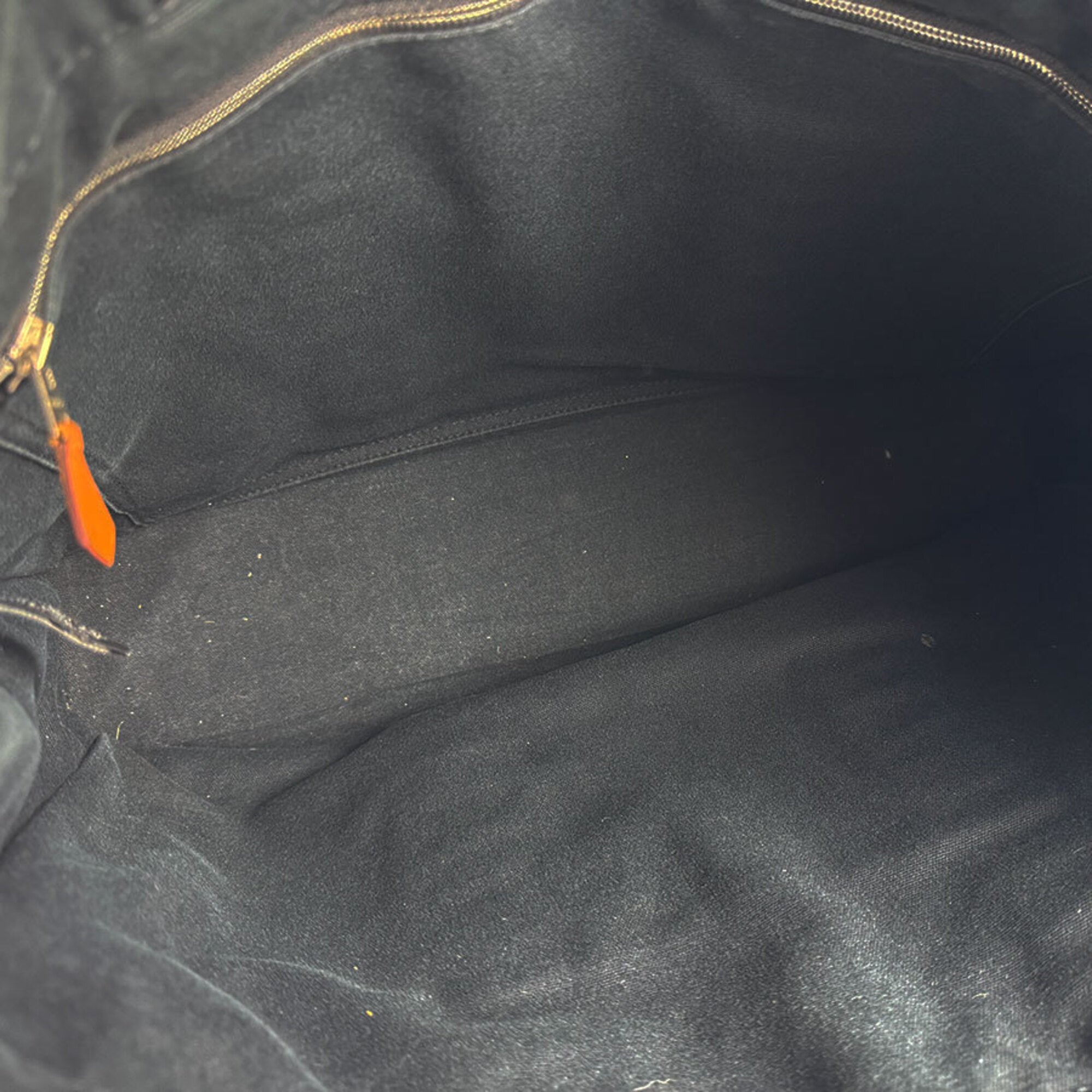 Hermes Black Canvas Handbag (Pre-Owned)