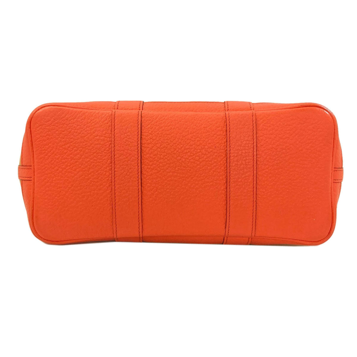 Hermes Orange Negonda Leather Canvas Tote Bag (Pre-Owned)
